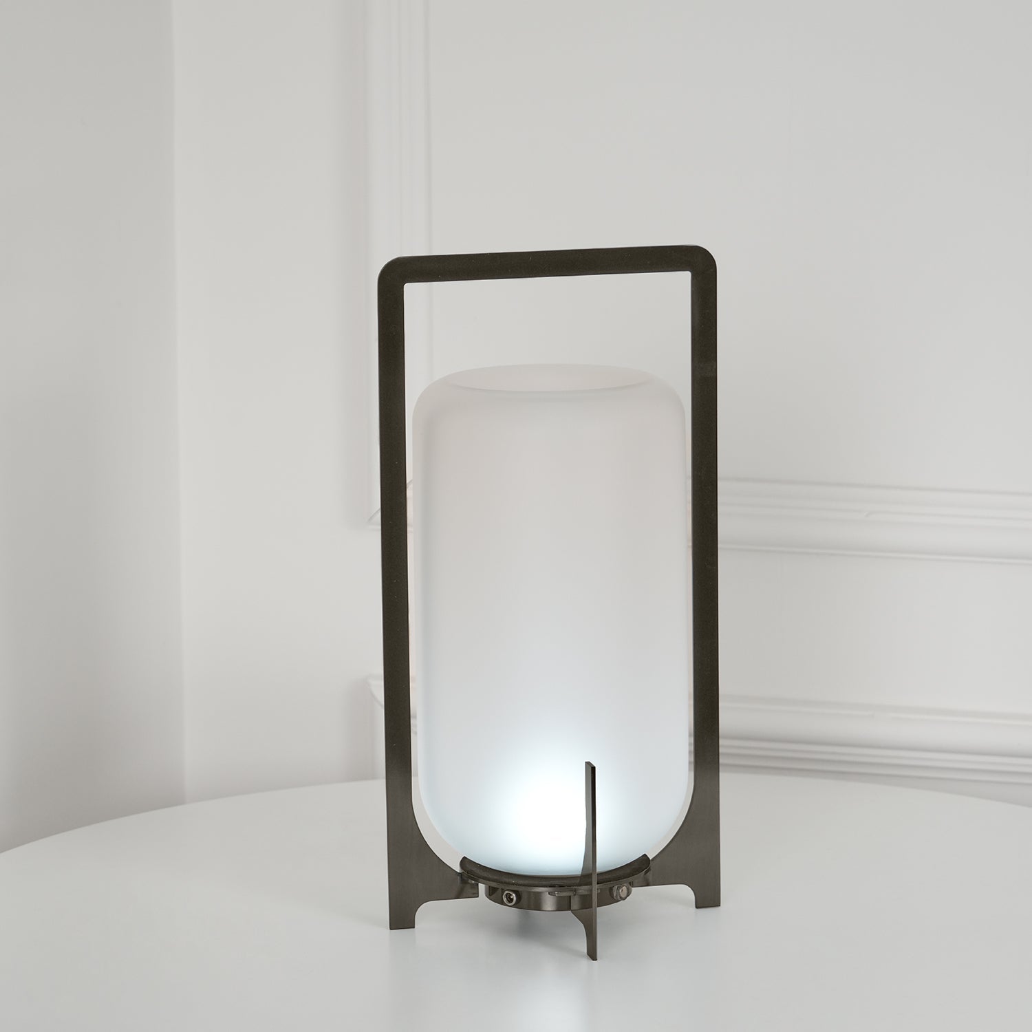 Luxis Steel Plastic Minimalist Table Lamp - Letslighting