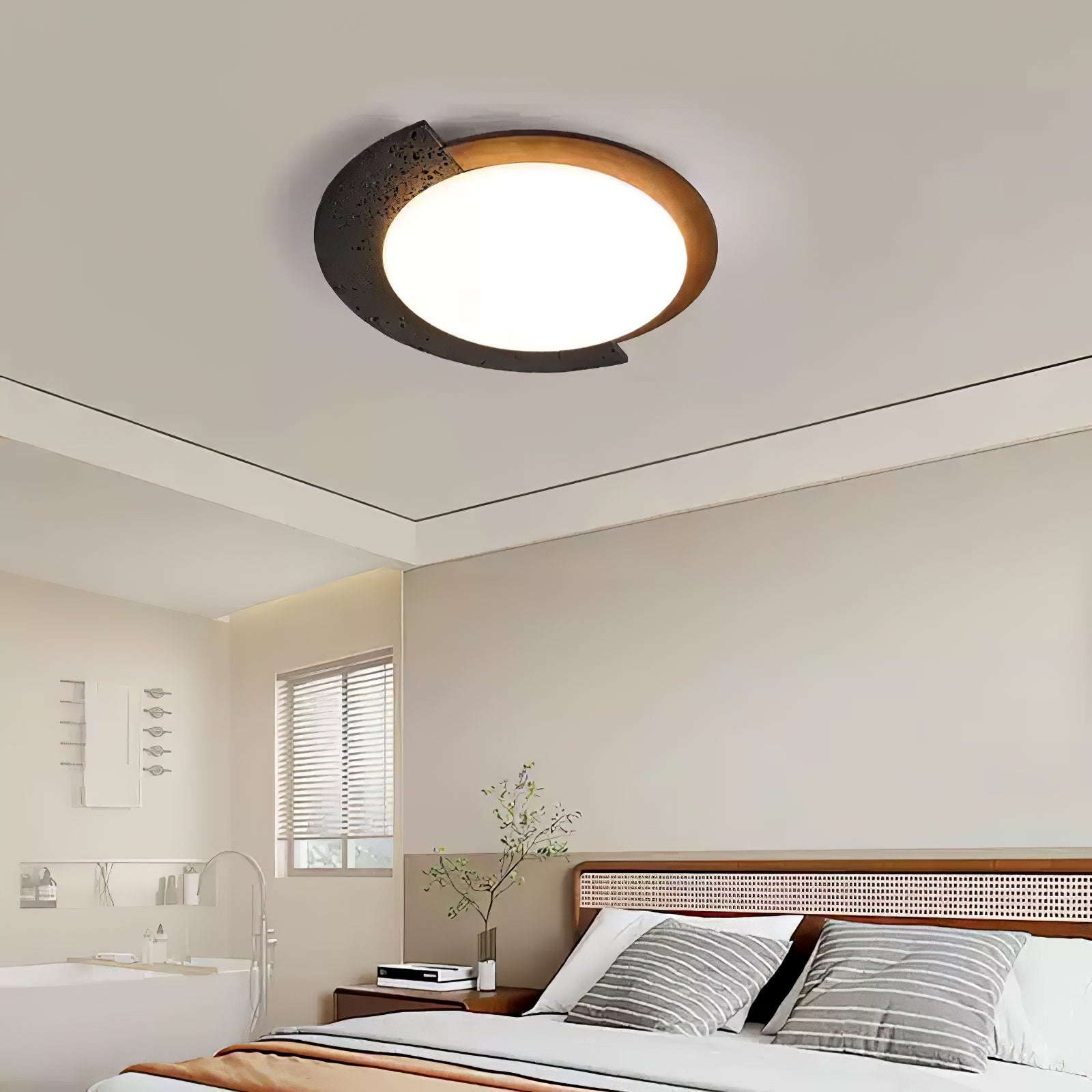 Ulvinor Asymmetrical Travertine Ceiling Light - Letslighting