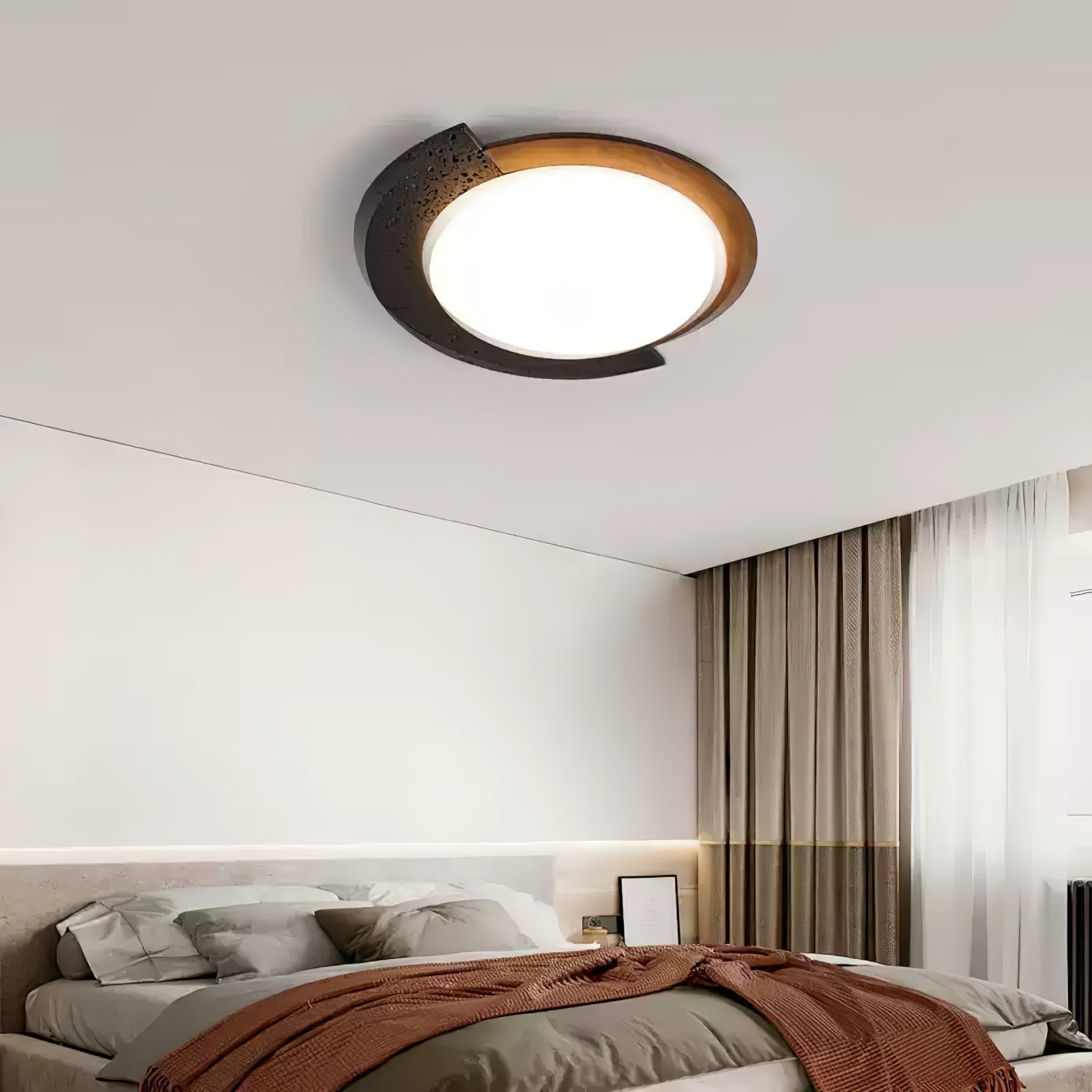 Ulvinor Asymmetrical Travertine Ceiling Light - Letslighting