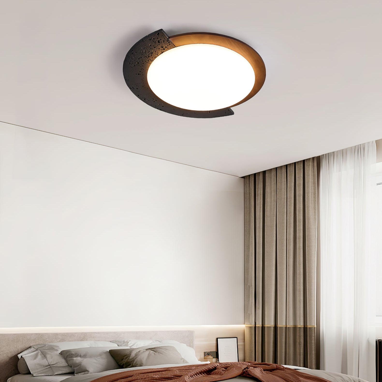 Ulvinor Asymmetrical Travertine Ceiling Light - Letslighting