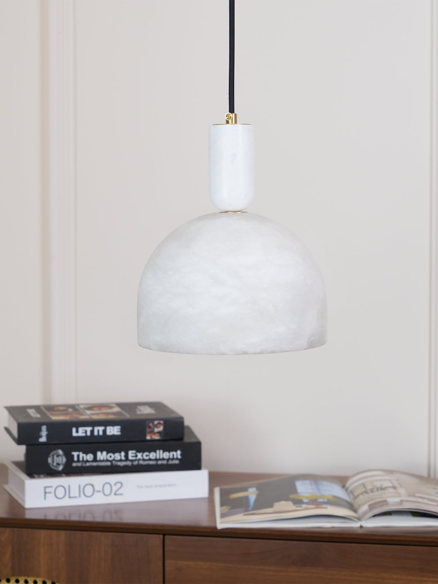 Culiror Minimalist Alabaster Pendant Light - Letslighting