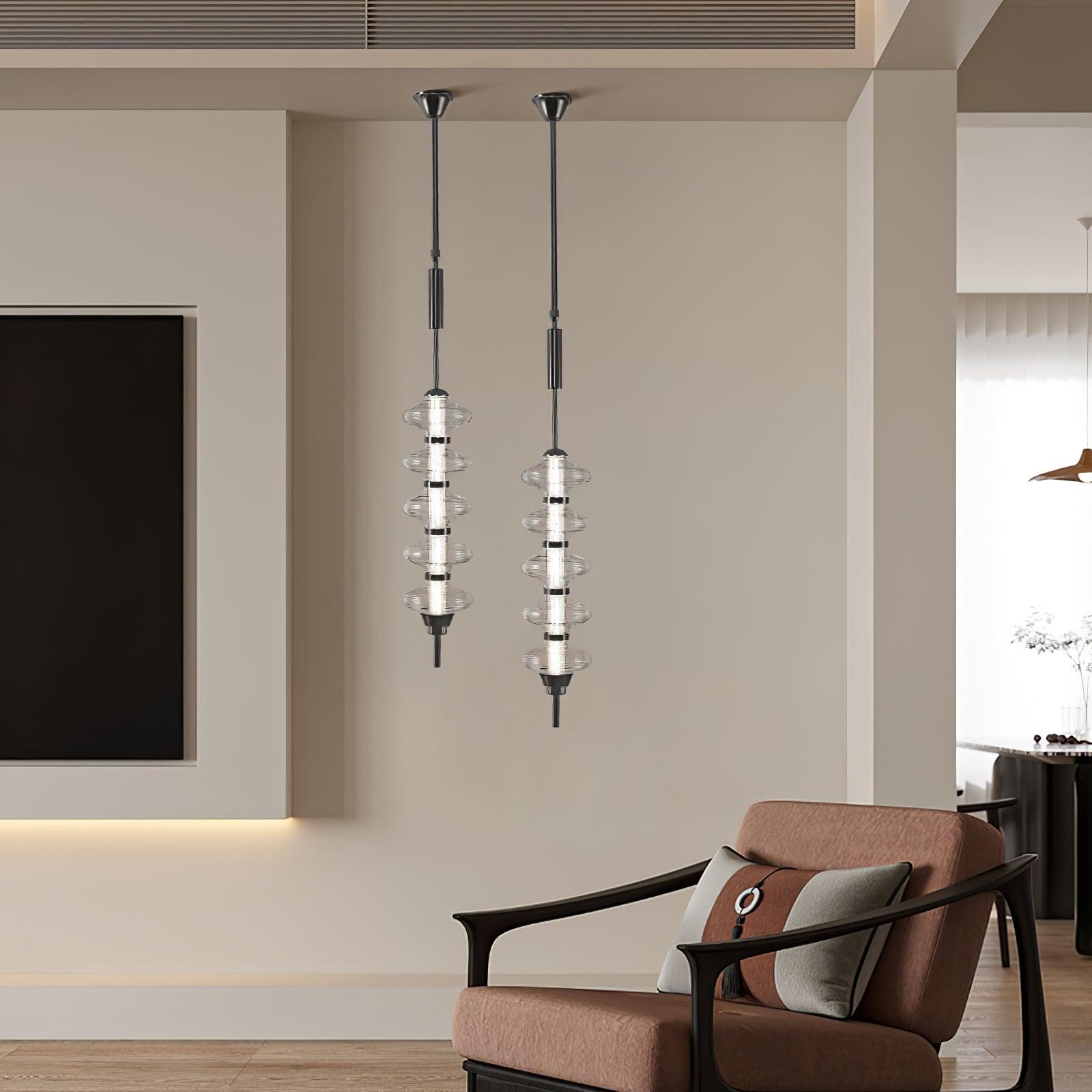 Vesperare Glass Pendant Light - Letslighting