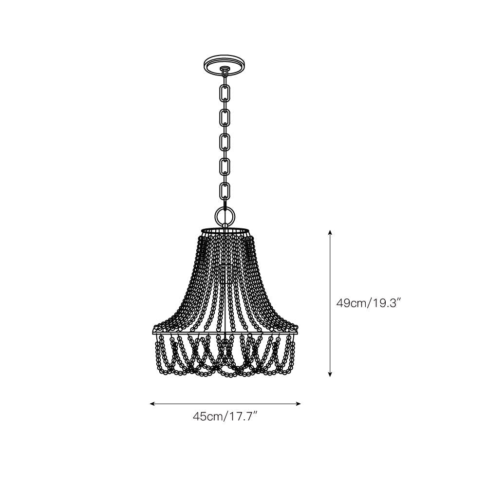 Qvistuvyd Postmodern Luxury Wooden Chandelier - Letslighting