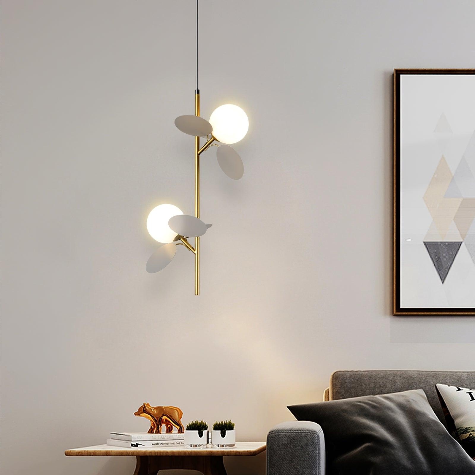 Ivphaus  Glass Pendant Light