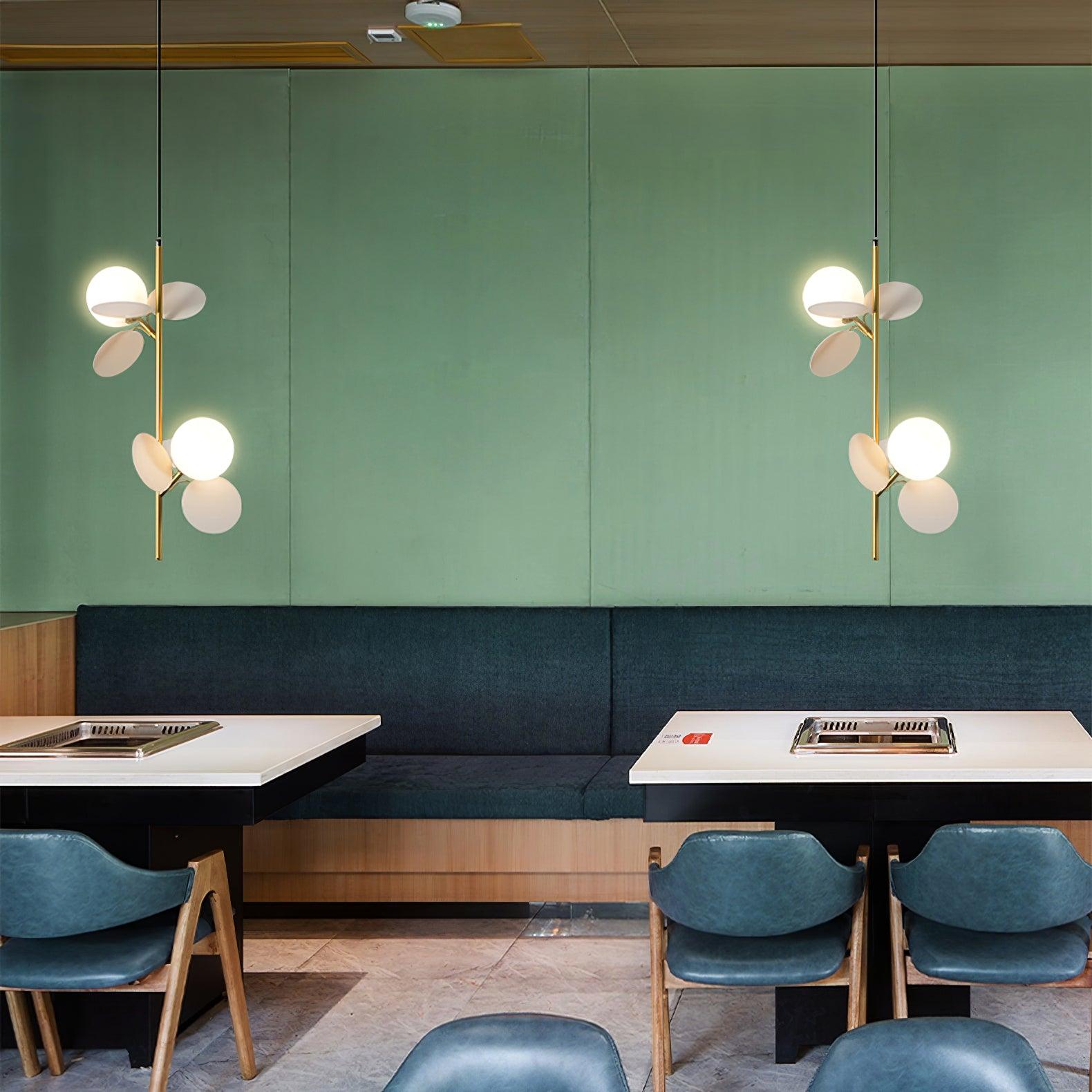 Ivphaus  Glass Pendant Light