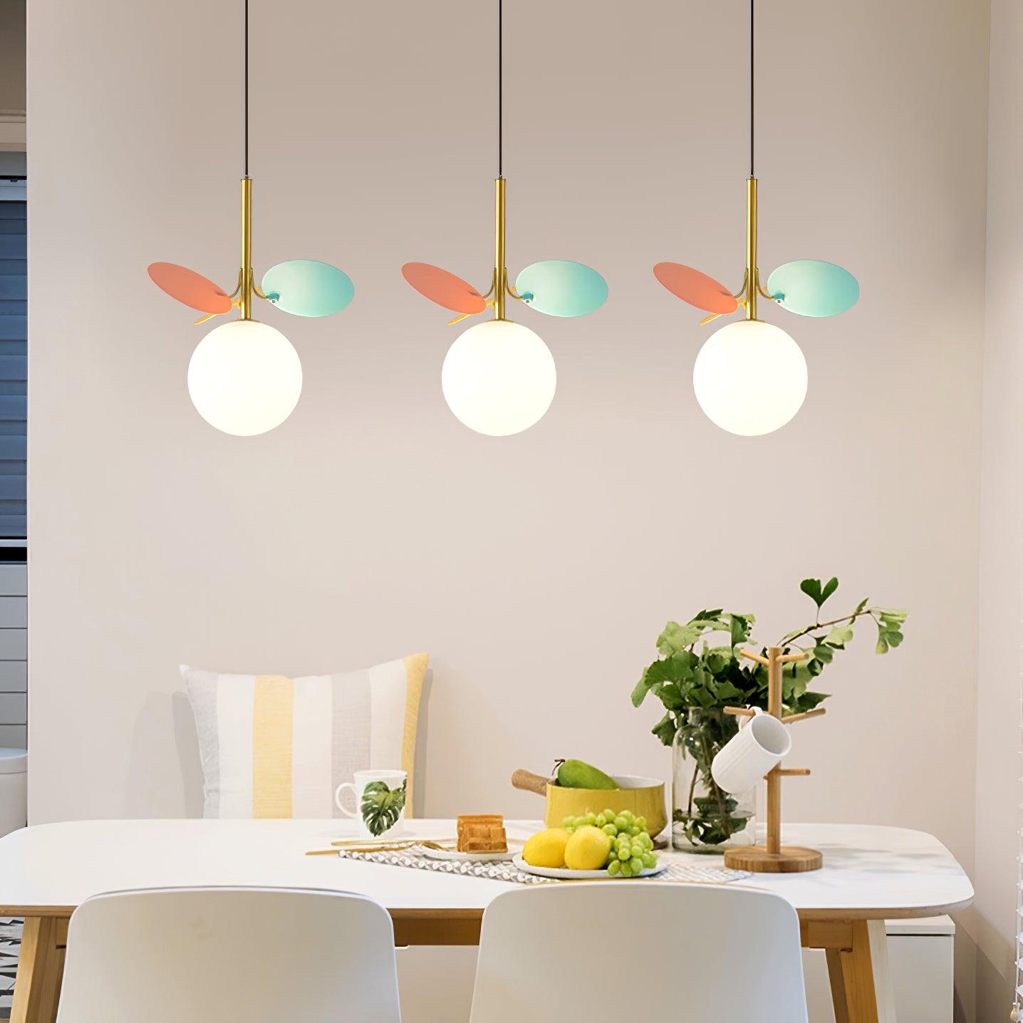 Ivphaus  Glass Pendant Light
