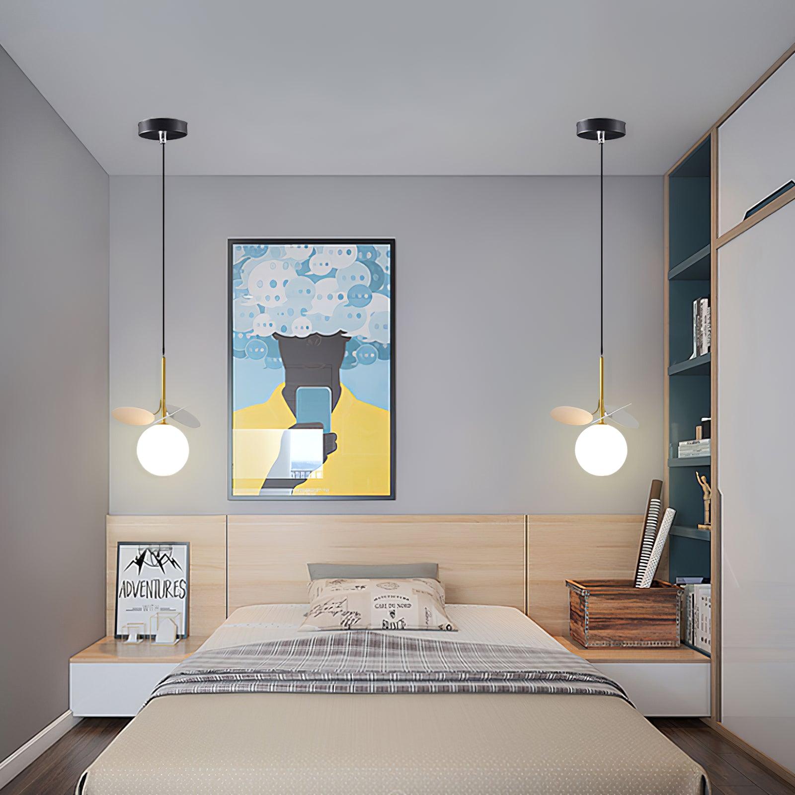 Ivphaus  Glass Pendant Light