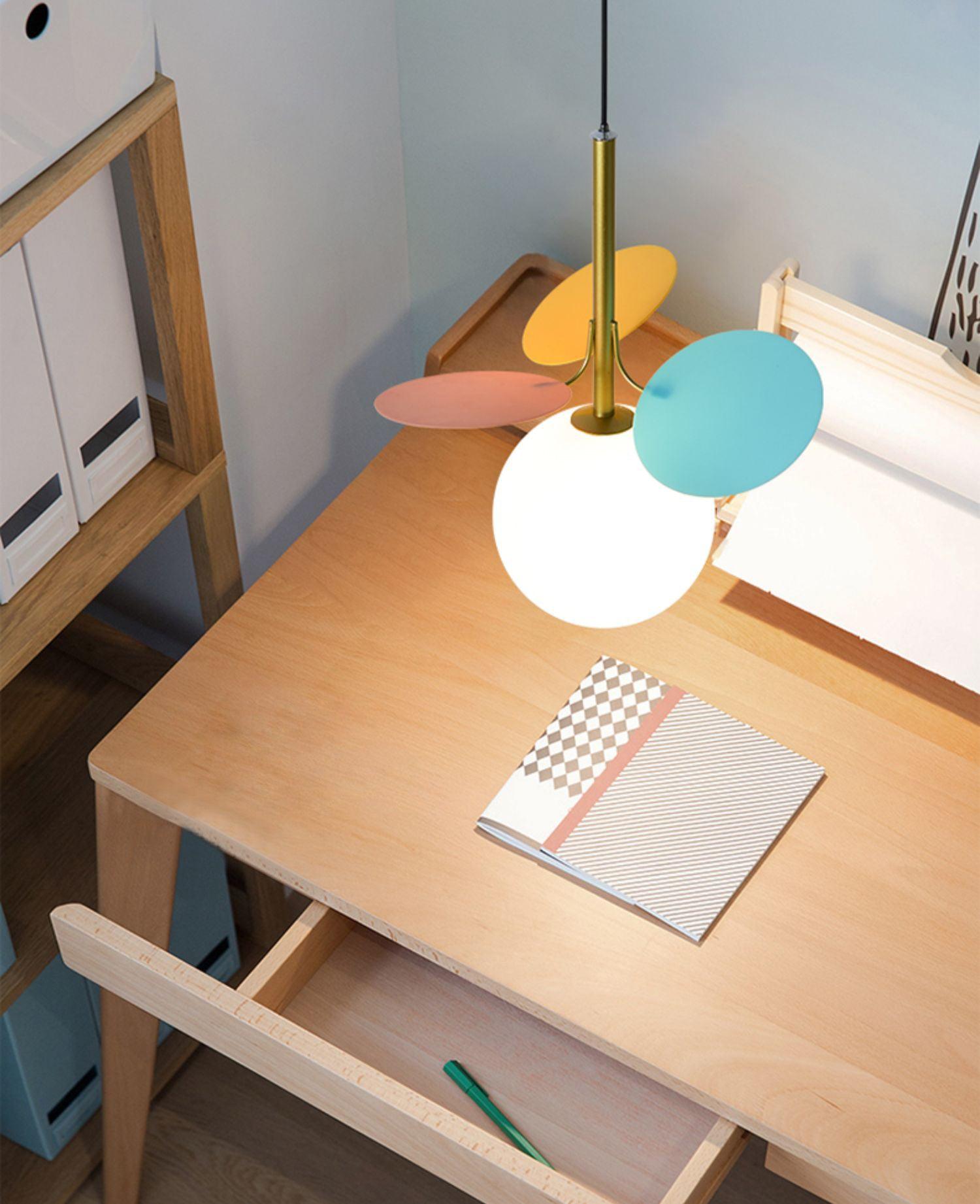 Ivphaus  Glass Pendant Light