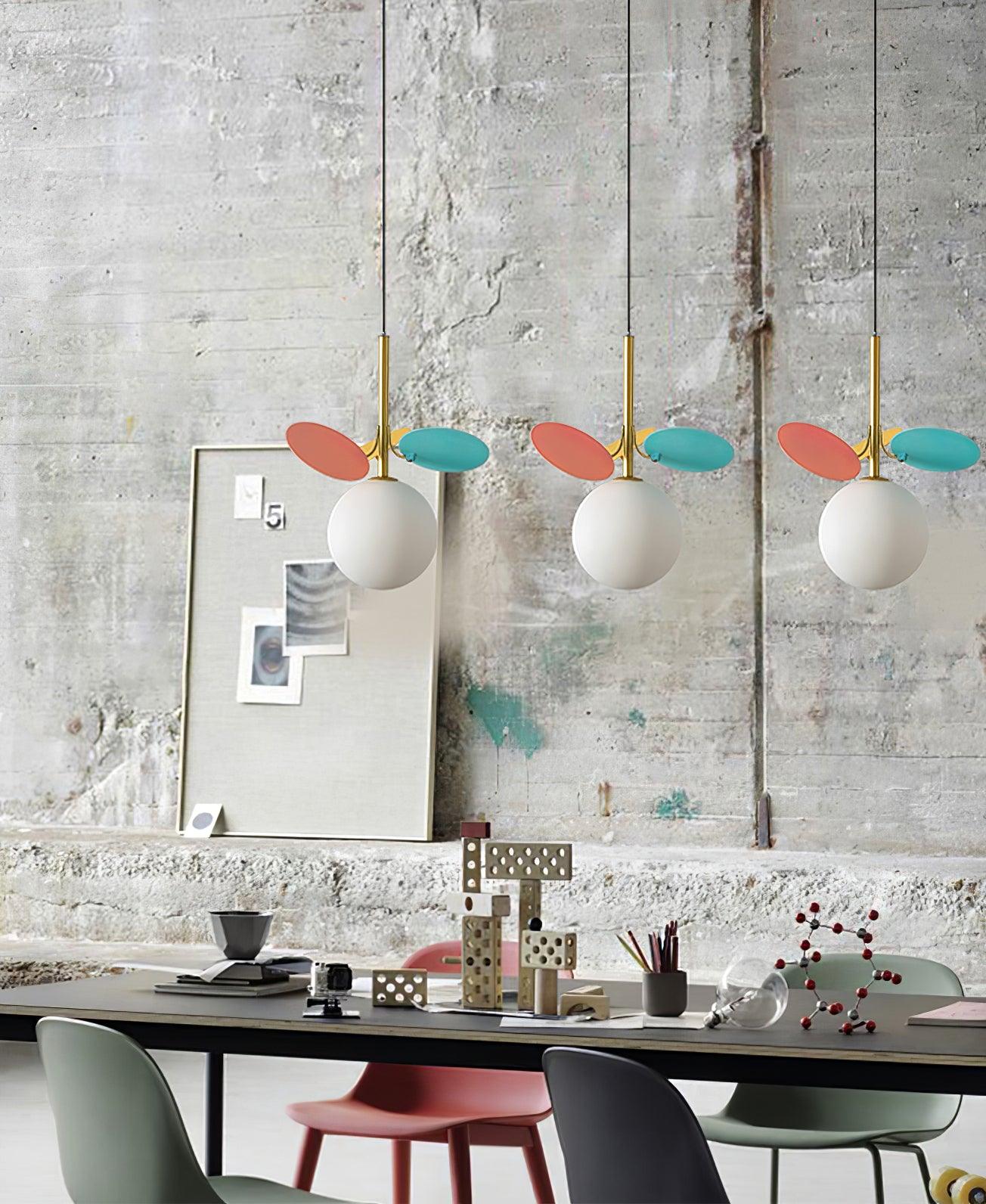 Ivphaus  Glass Pendant Light
