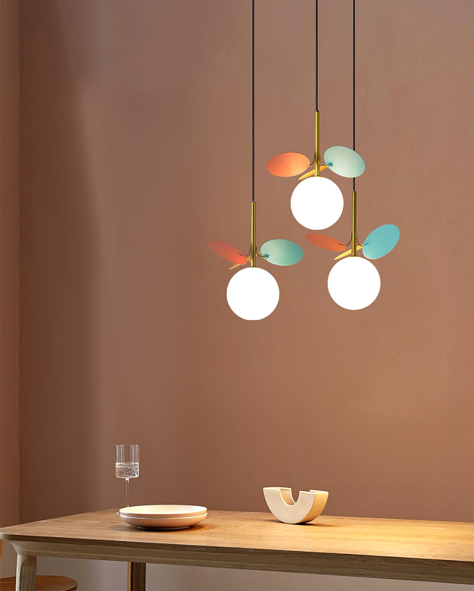 Ivphaus  Glass Pendant Light