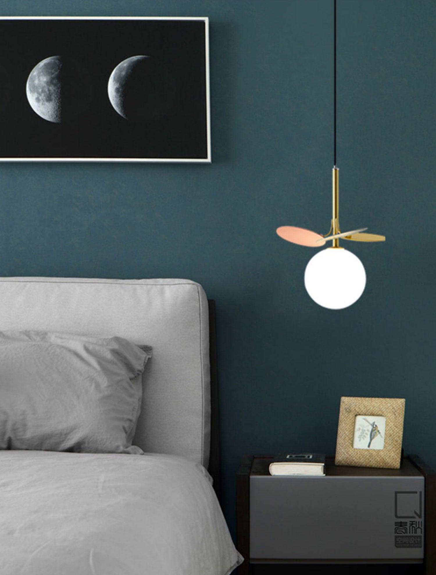 Ivphaus  Glass Pendant Light