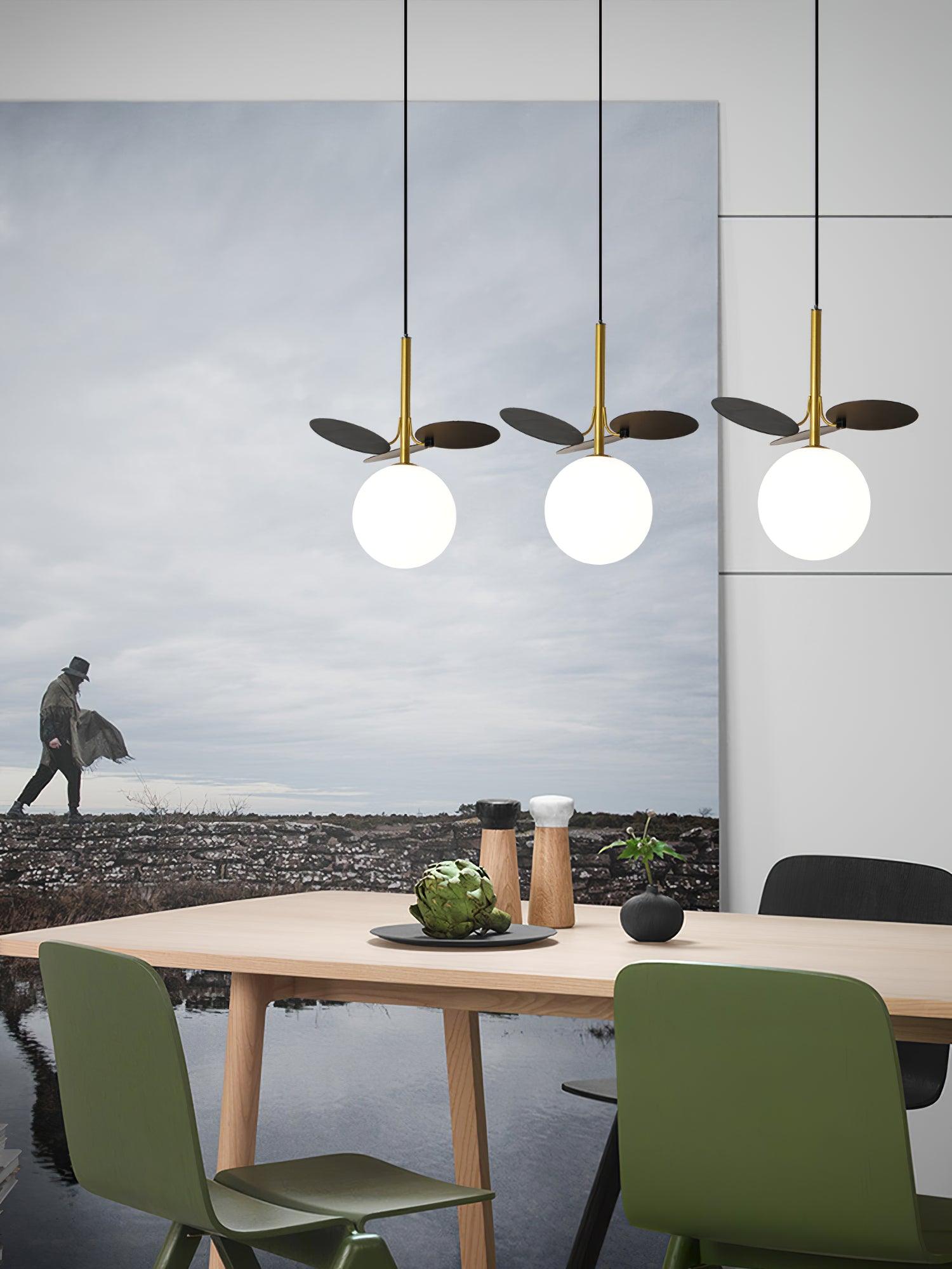 Ivphaus  Glass Pendant Light
