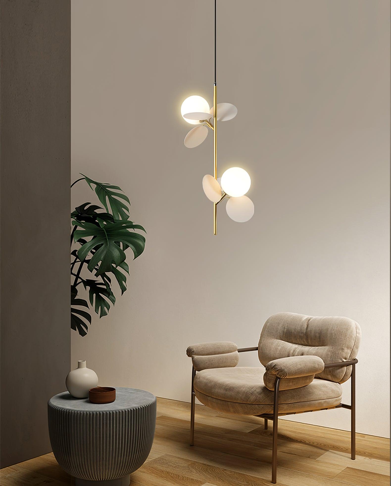 Ivphaus  Glass Pendant Light