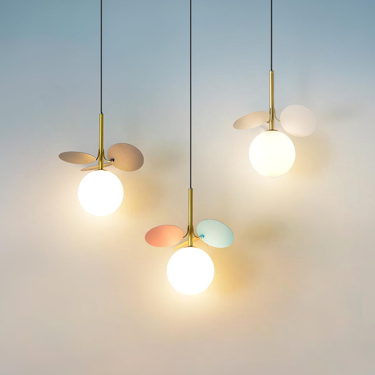 Ivphaus  Glass Pendant Light
