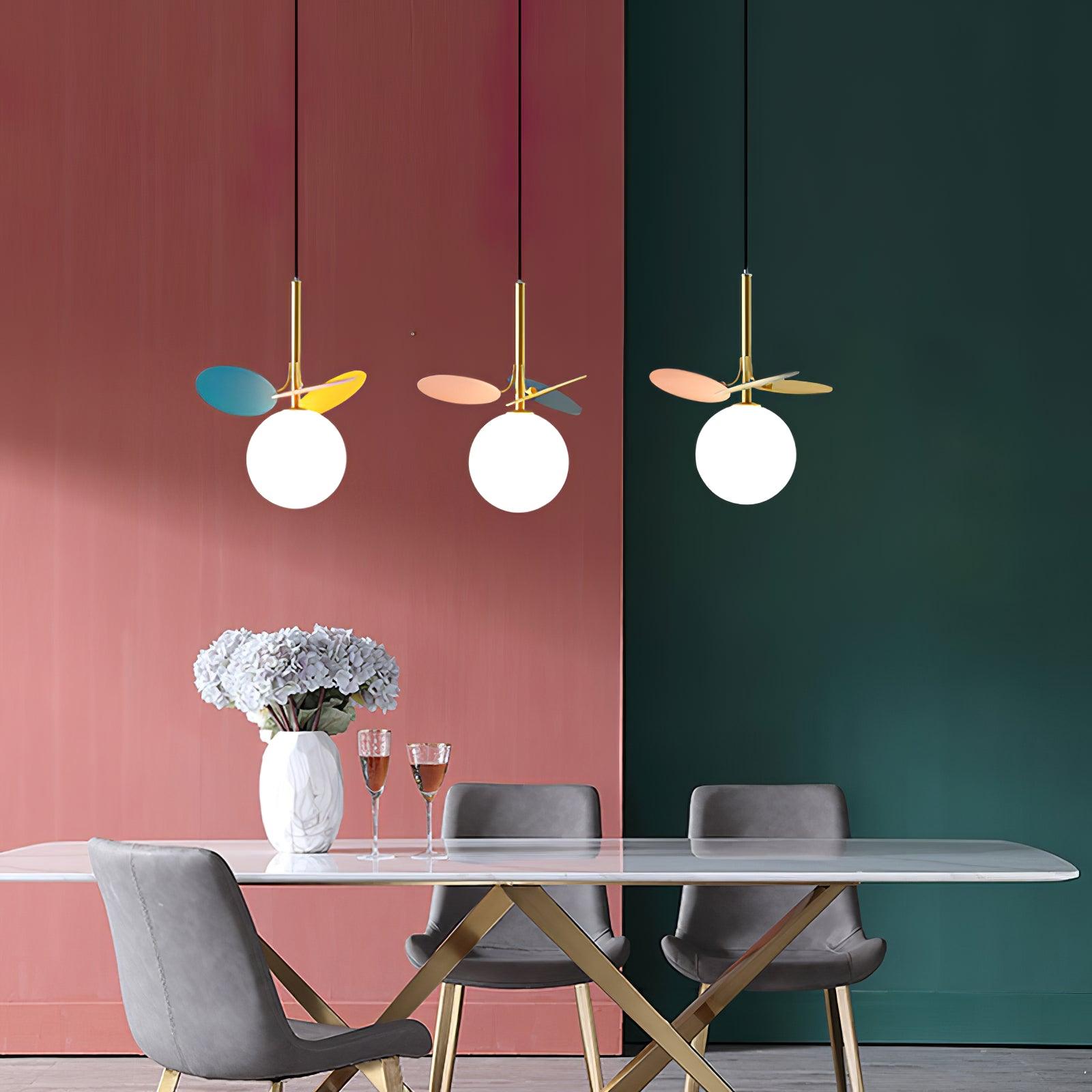 Ivphaus  Glass Pendant Light