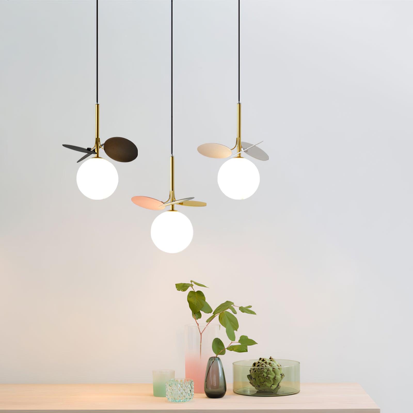Ivphaus  Glass Pendant Light