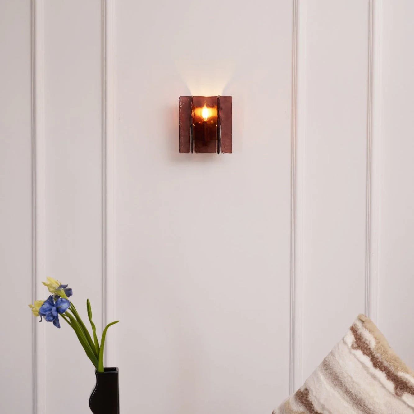 Byers Modern Square Glass Wall Light Living Room Hallway - Letslighting