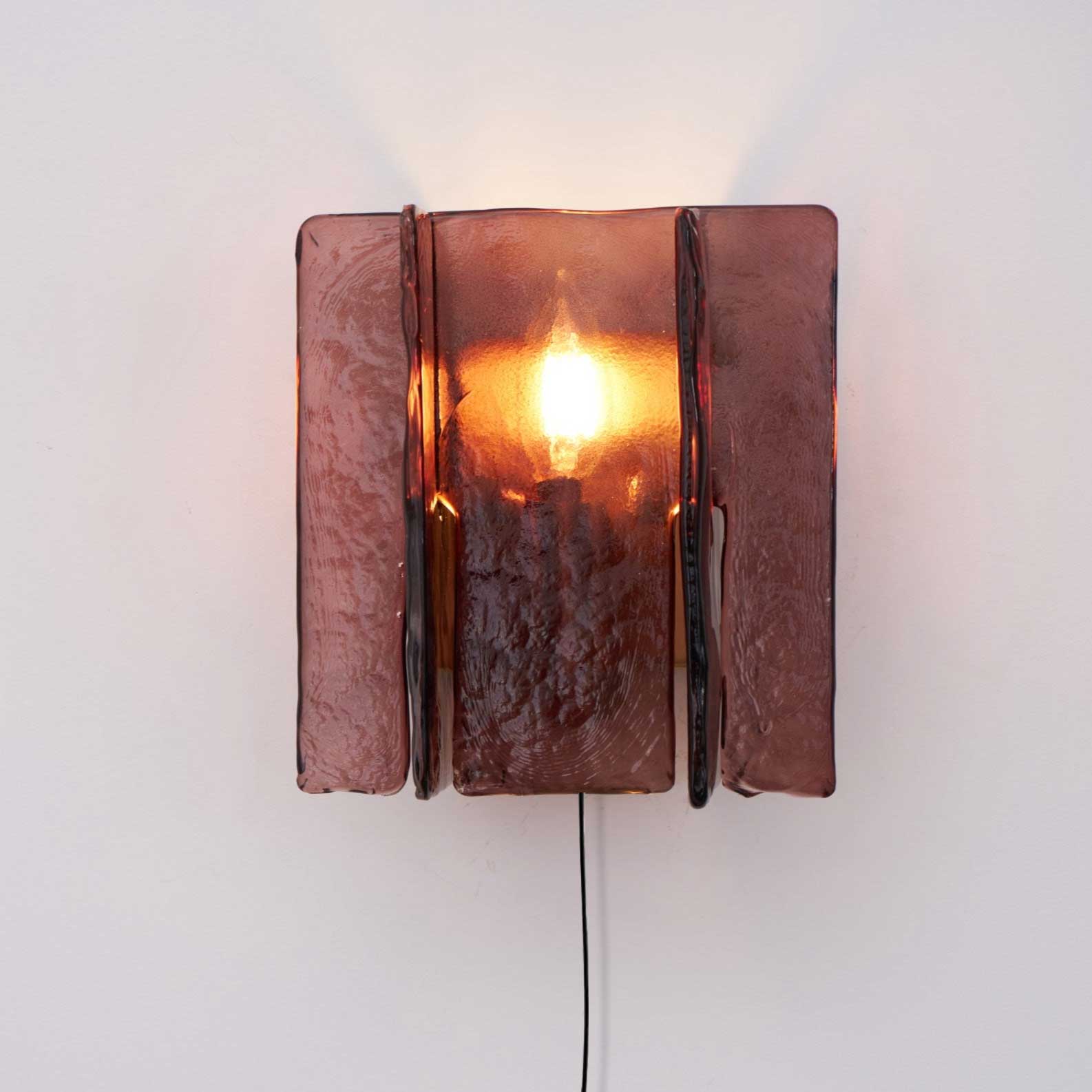 Lustra Wall Light Brass Glass Clear - Letslighting