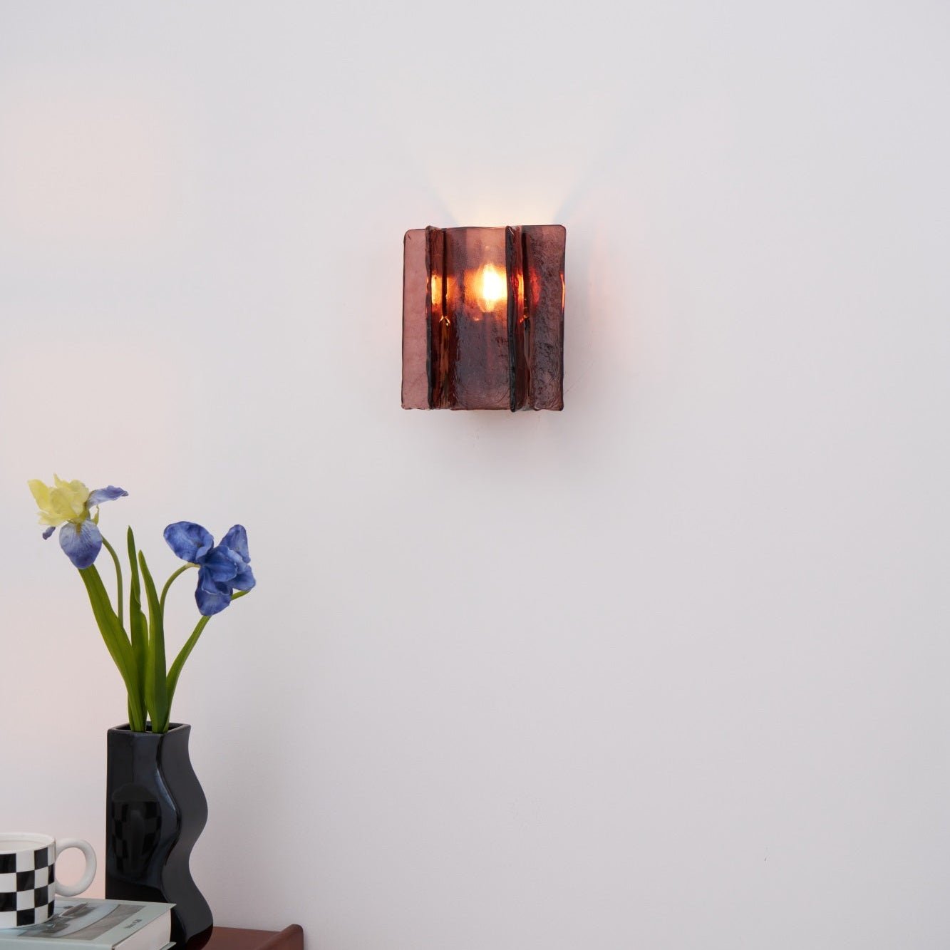 Lustra Wall Light Brass Glass Clear - Letslighting