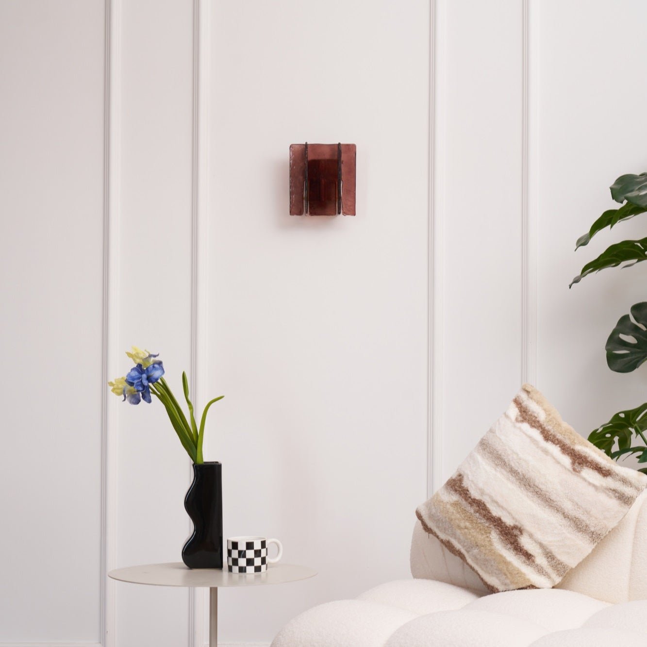 Lustra Wall Light Brass Glass Clear - Letslighting