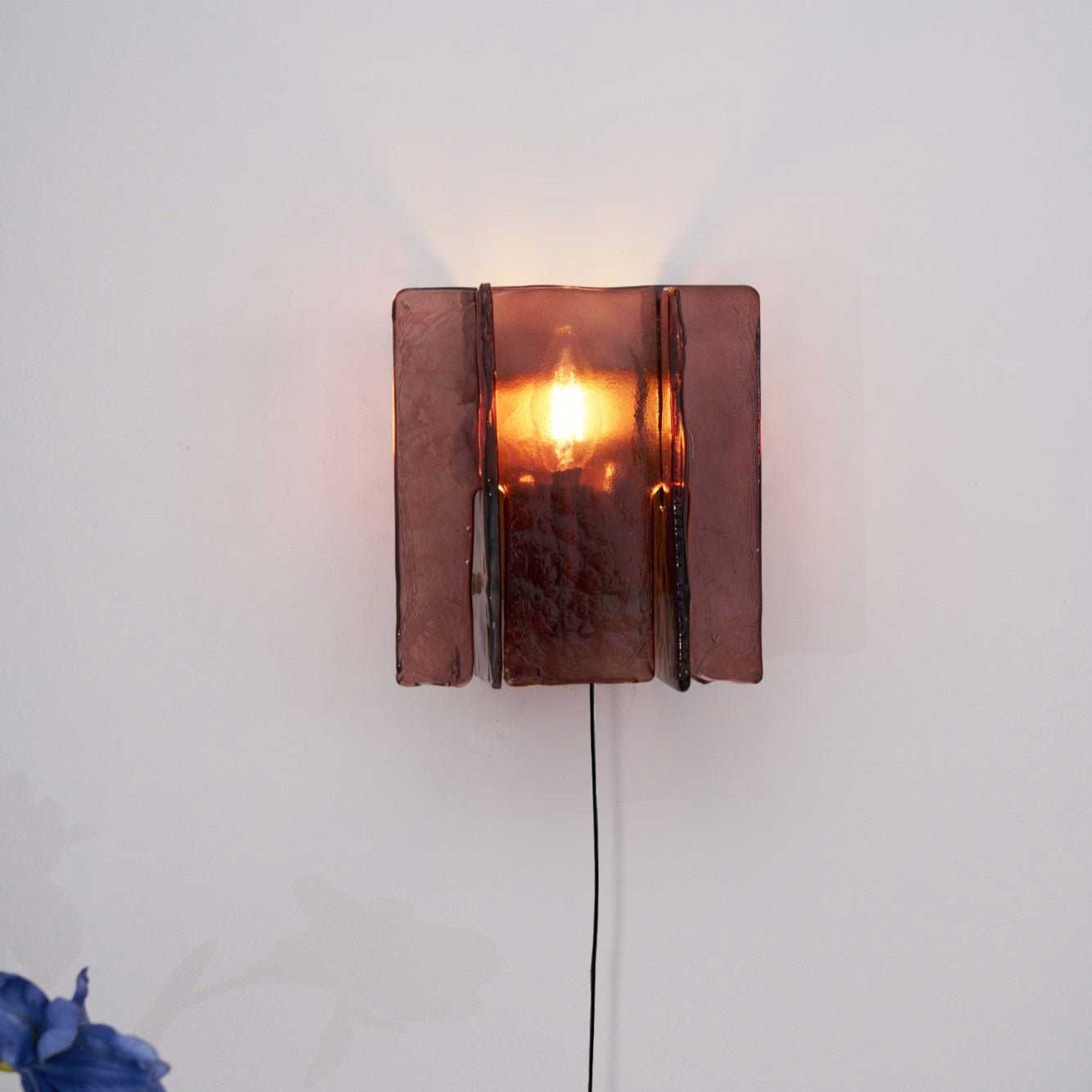 Lustra Wall Light Brass Glass Clear - Letslighting