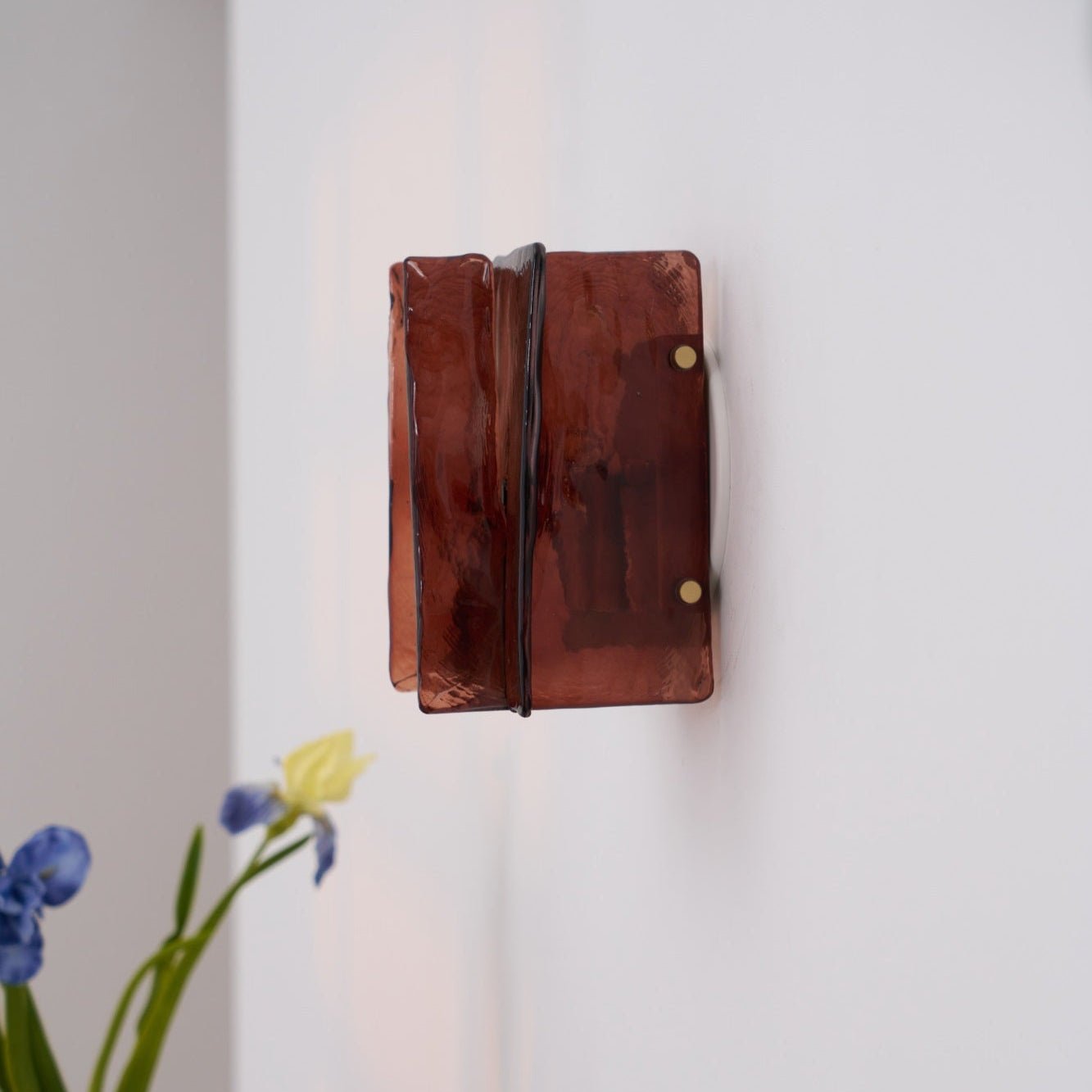 Lustra Wall Light Brass Glass Clear - Letslighting