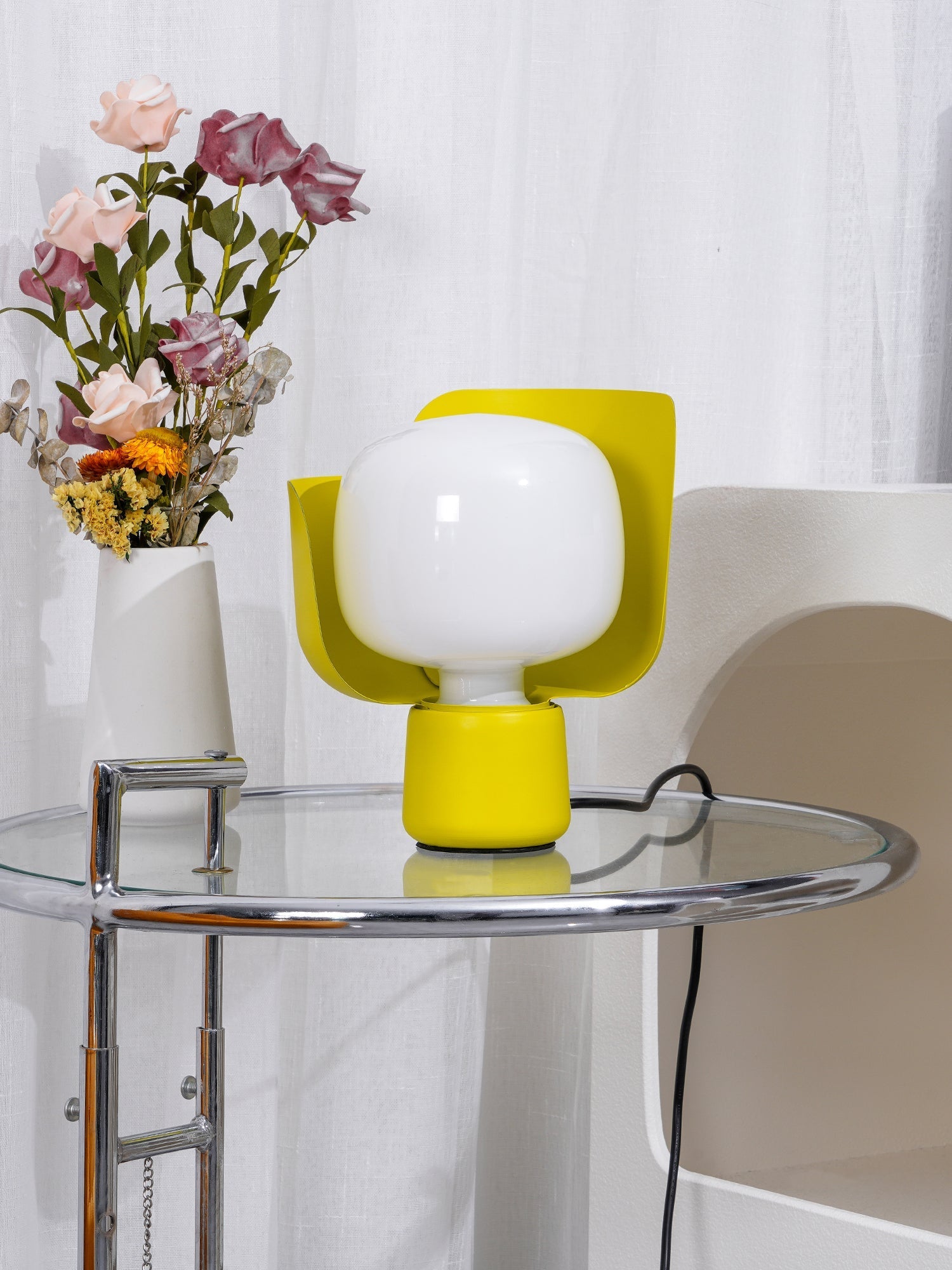 Zuri Plastic Minimalist Table Lamp - Letslighting