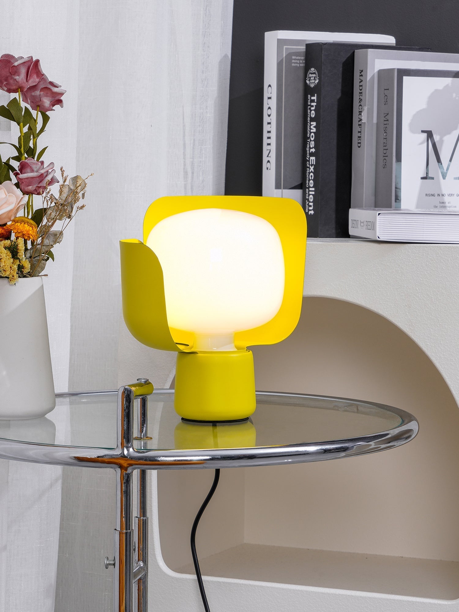 Zuri Plastic Minimalist Table Lamp - Letslighting