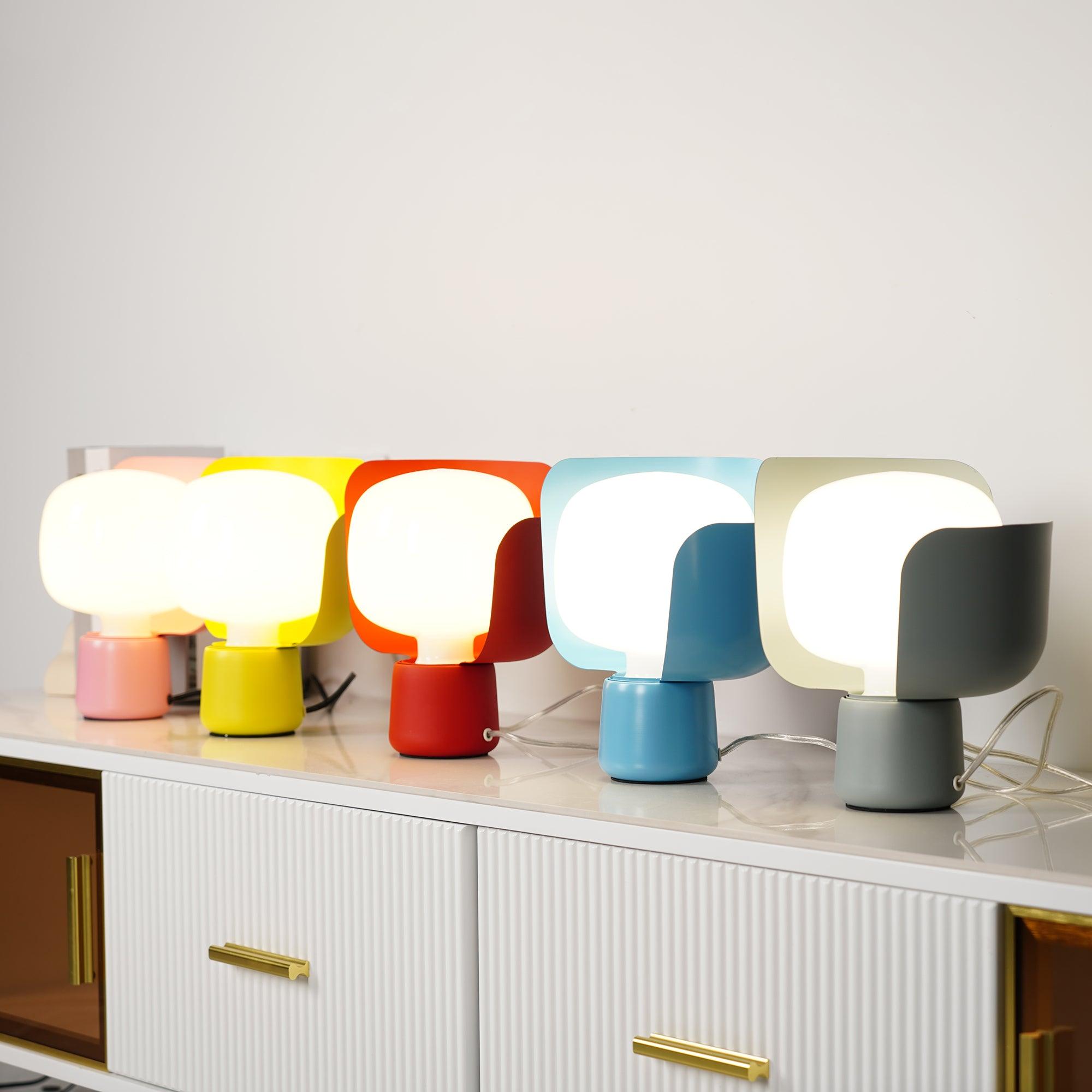 Zuri Plastic Minimalist Table Lamp - Letslighting
