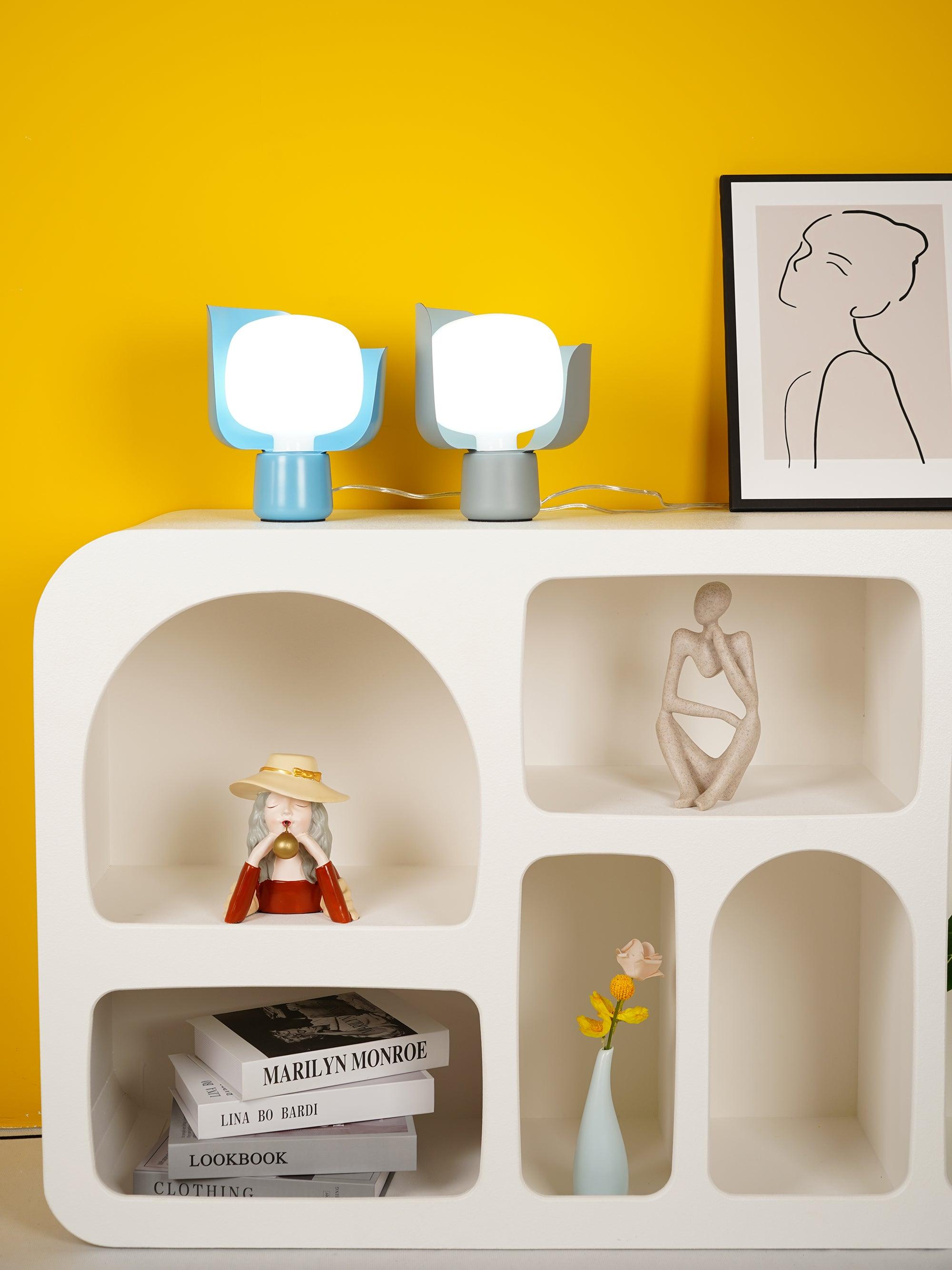 Zuri Plastic Minimalist Table Lamp - Letslighting