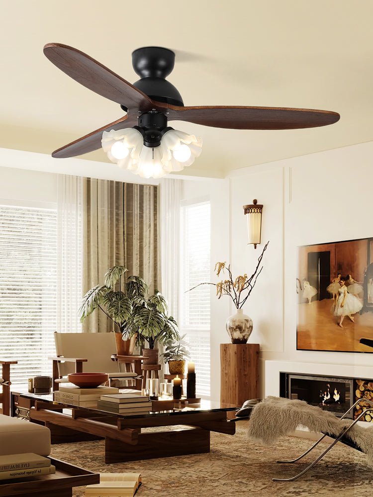 Bloom Air Ceiling Fan Light - Letslighting