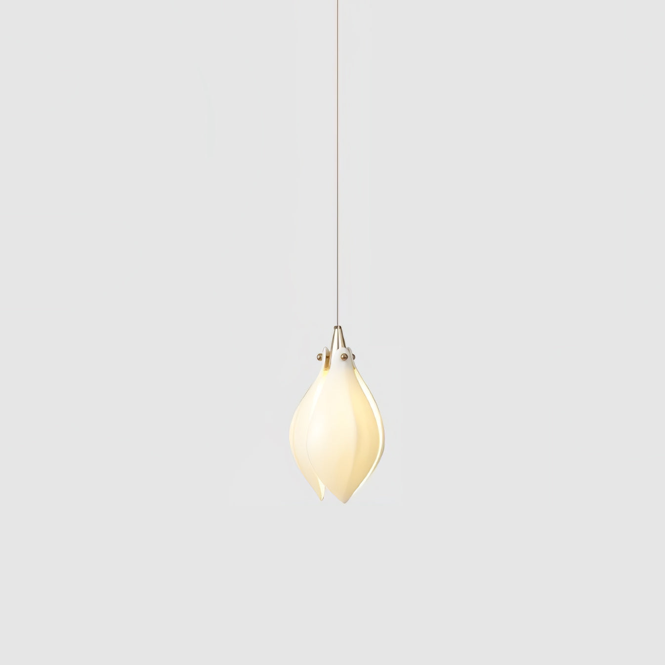 Lustra Pendant Lamp White Floral Ceramic - Letslighting
