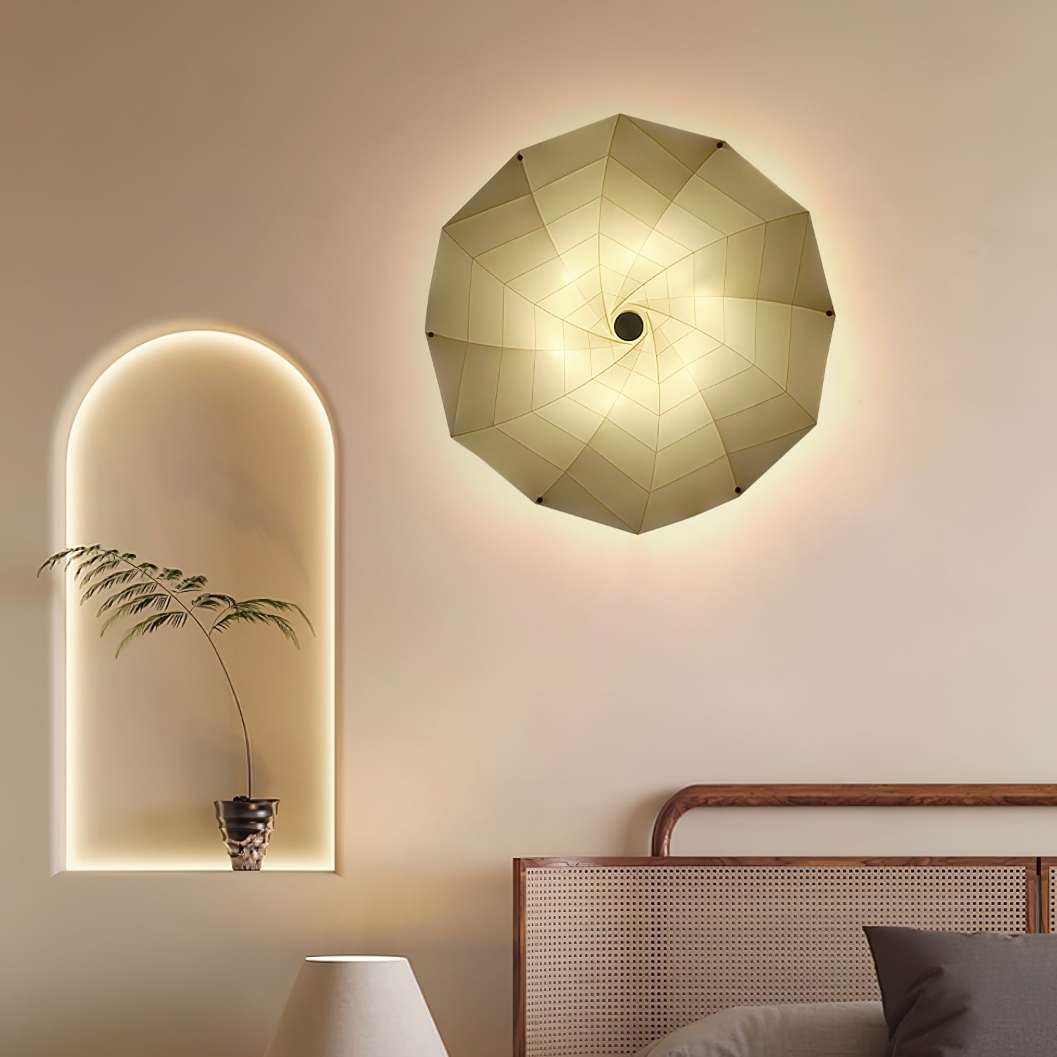 Vadorir Spiral Fabric Pendant Light - Letslighting