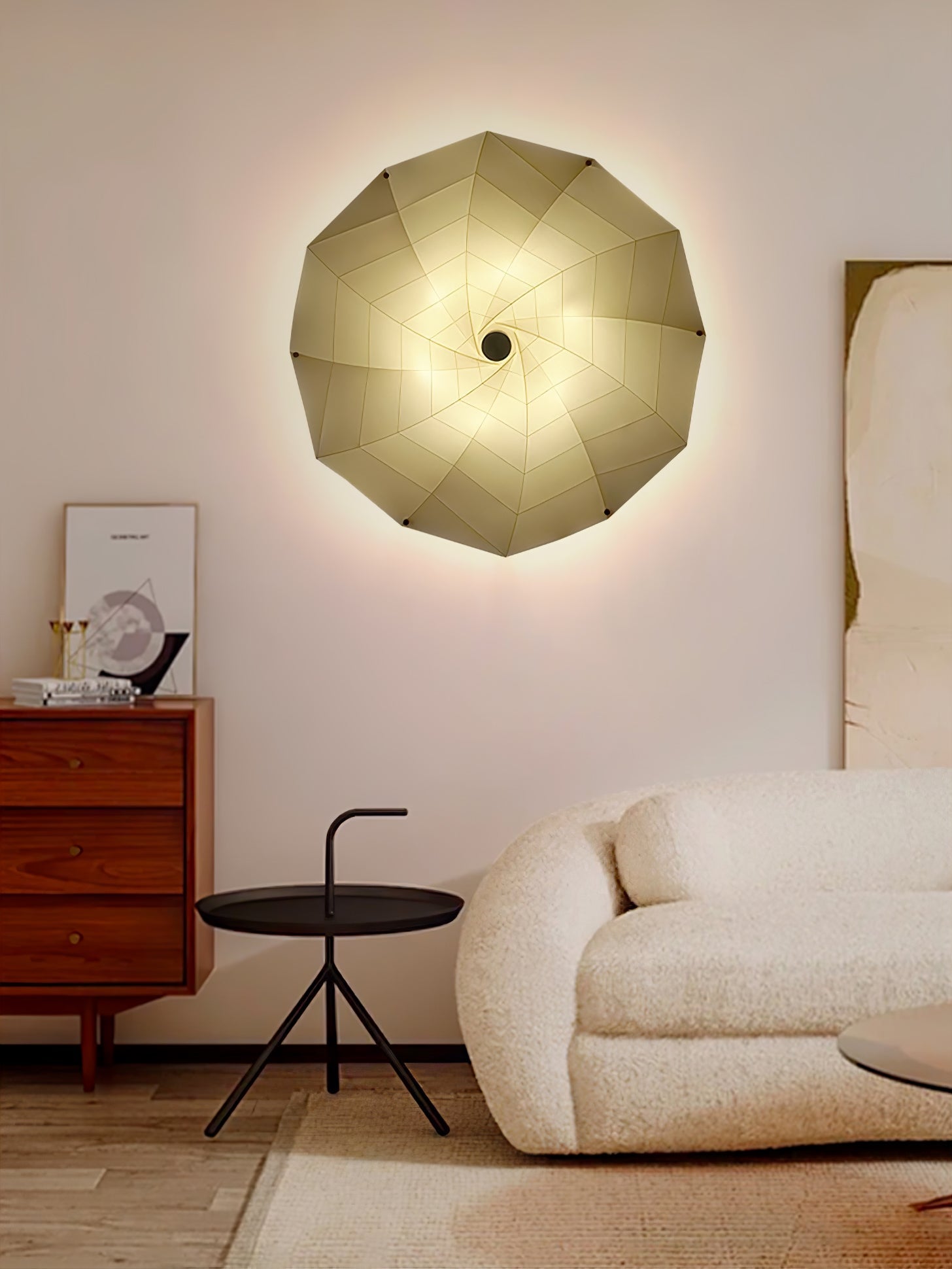 Vadorir Spiral Fabric Pendant Light - Letslighting