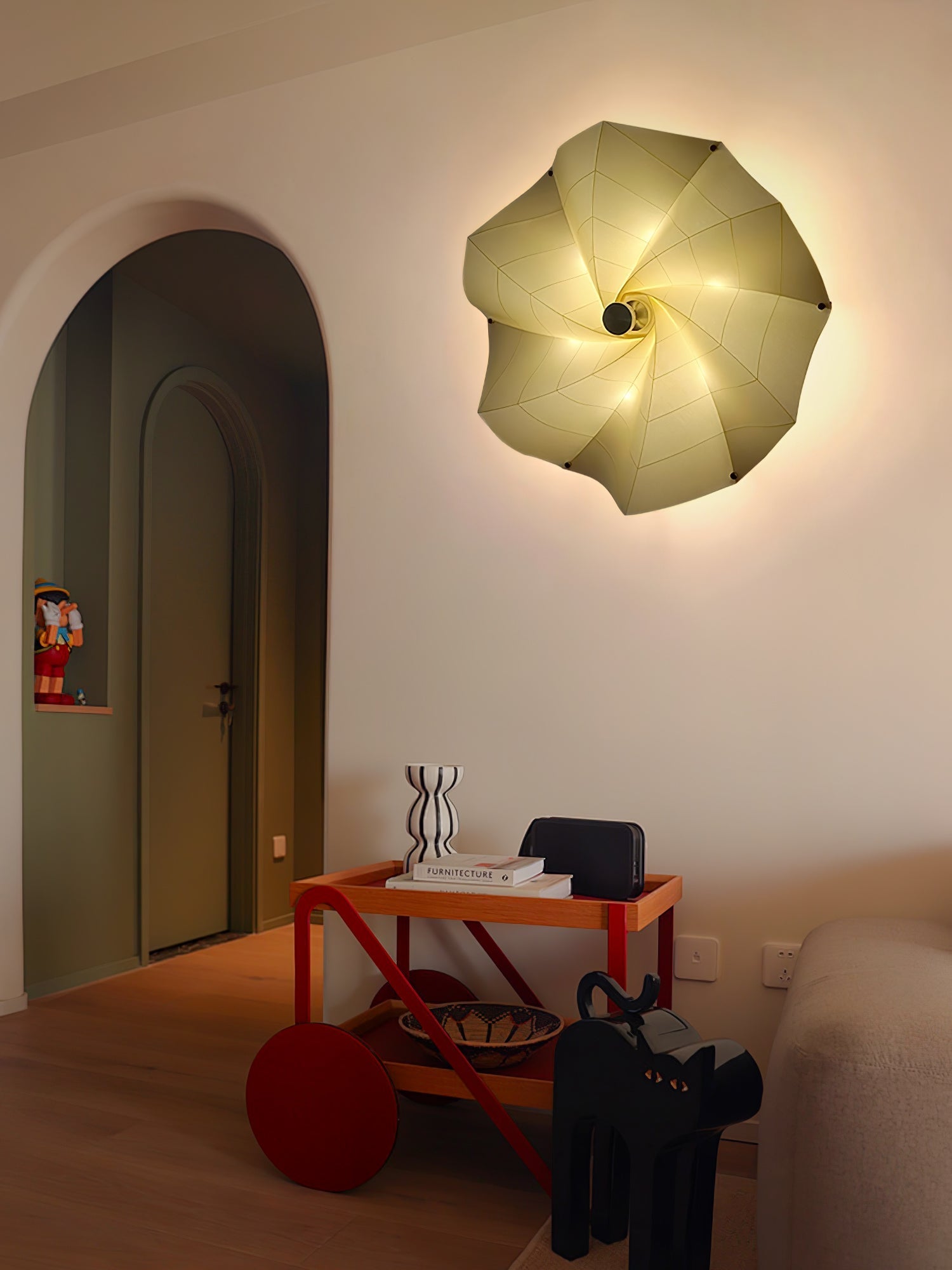 Vadorir Spiral Fabric Pendant Light - Letslighting