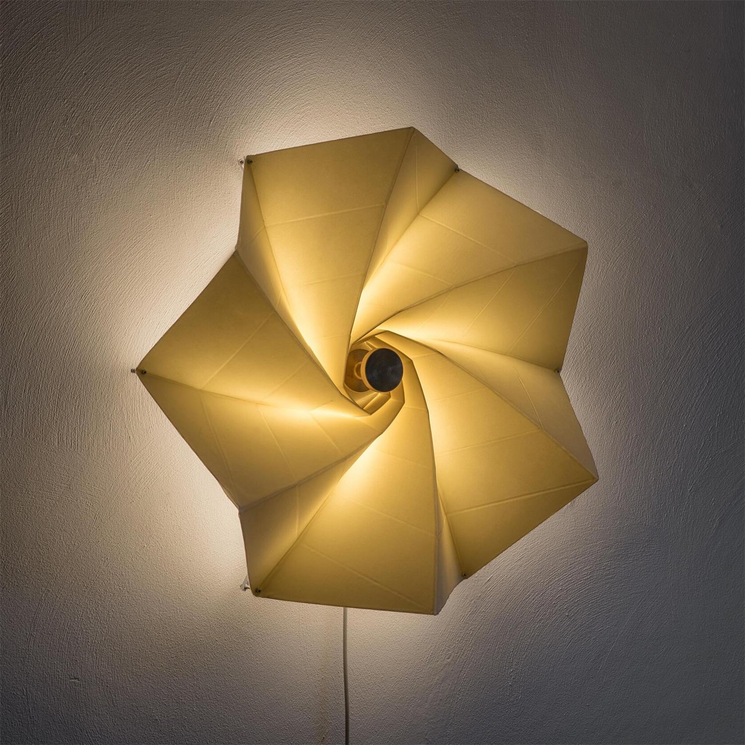 Wall Lamp and Fabric Spiral Shade Artistic LED Accent Modern - Letslighting