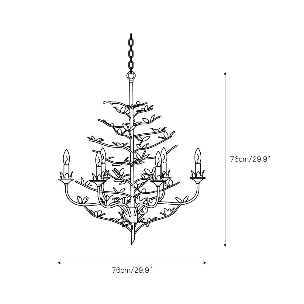 Ulfuvyj Modern Vintage Industrial Chandelier - Letslighting