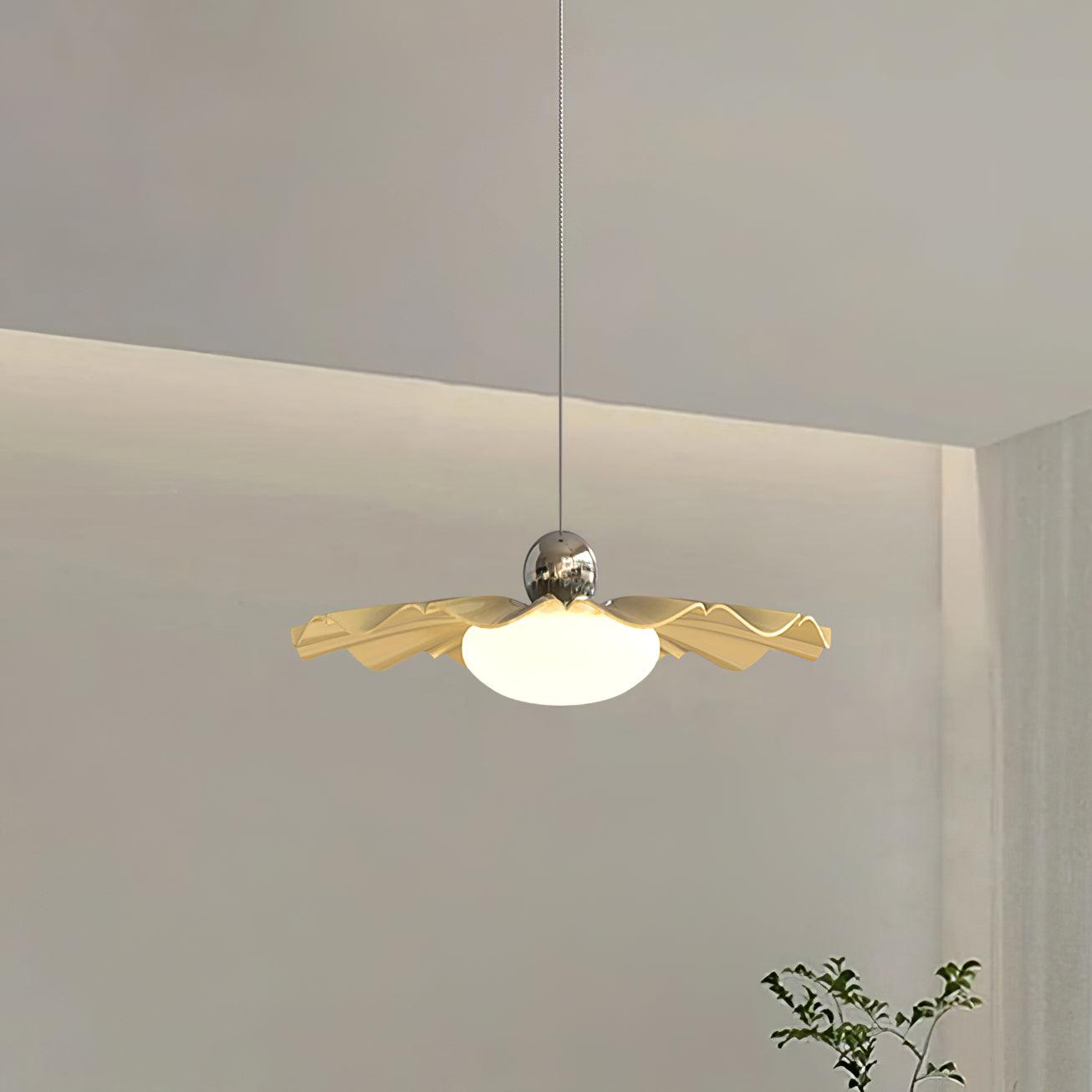 Lustra Pendant Light Brass Acrylic Dining - Letslighting