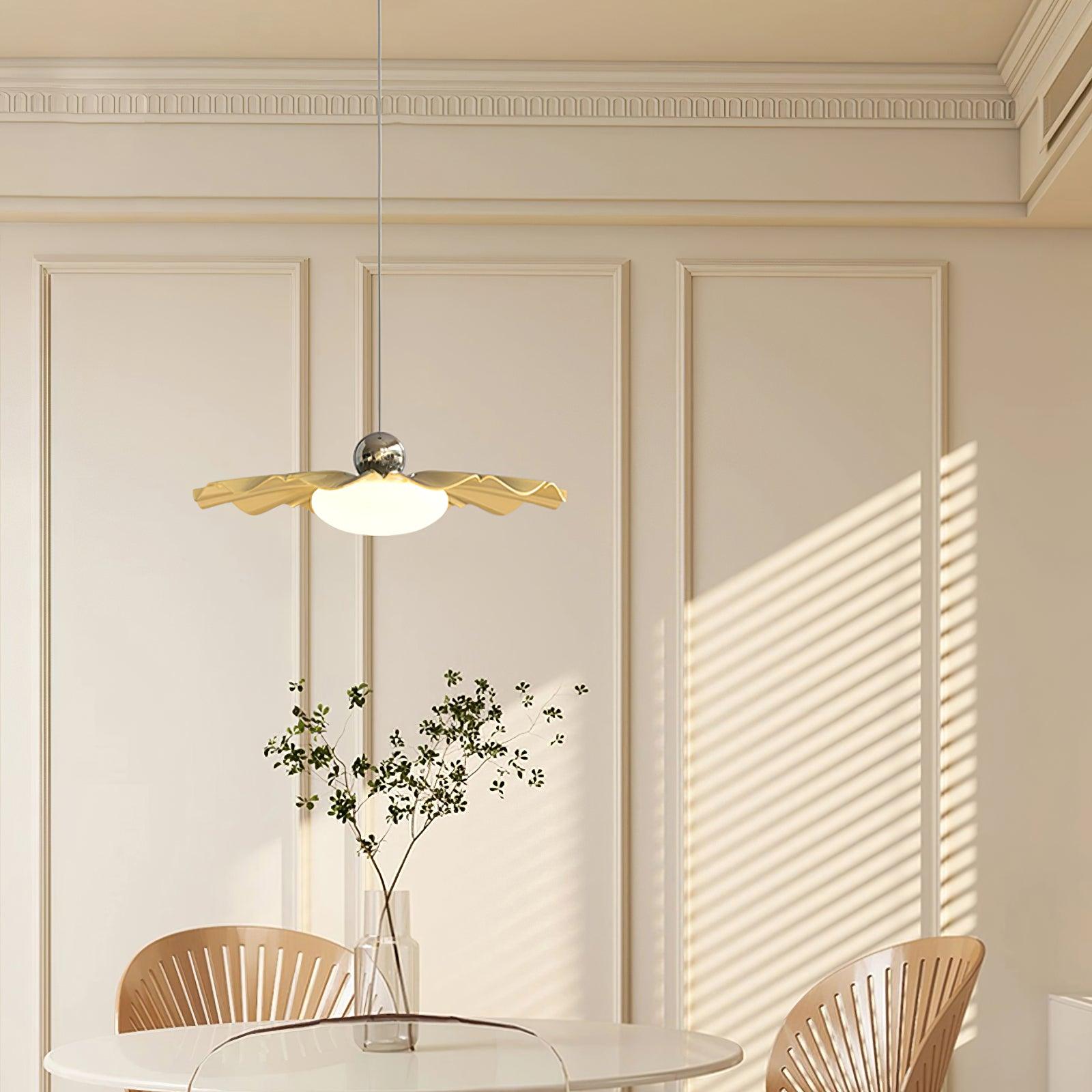 Lustra Pendant Light Brass Acrylic Dining - Letslighting