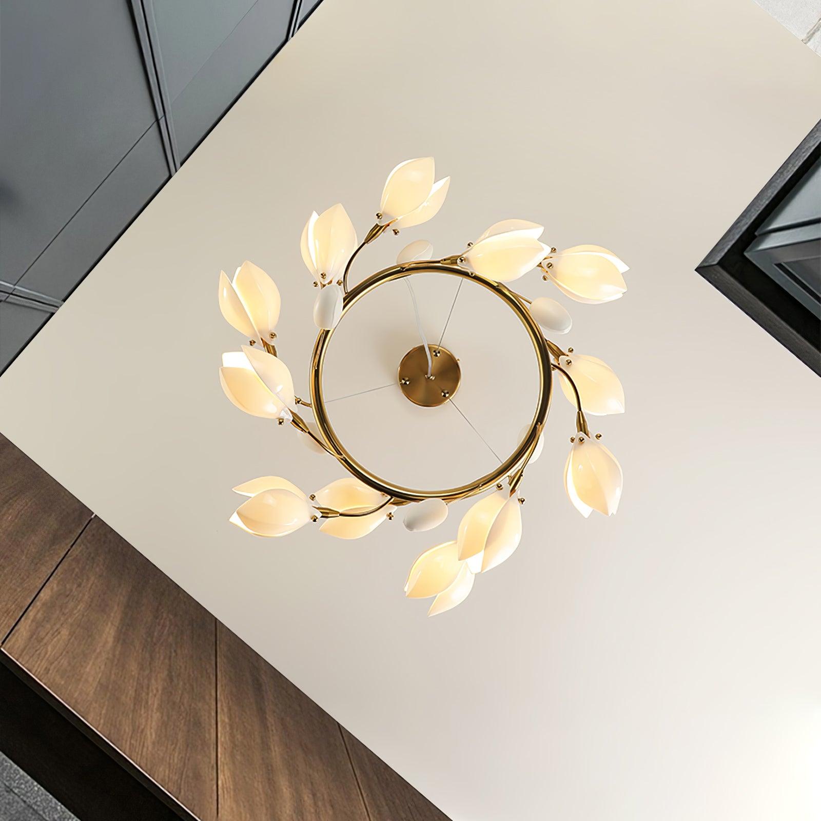 Porcelain Premium Elegance Ceramic Chandelier - Letslighting