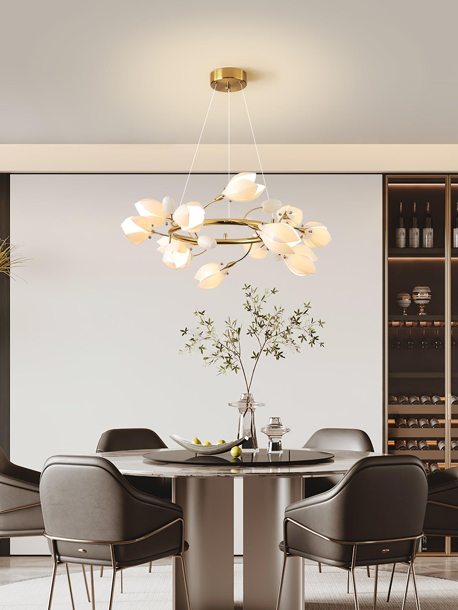 Porcelain Premium Elegance Ceramic Chandelier - Letslighting