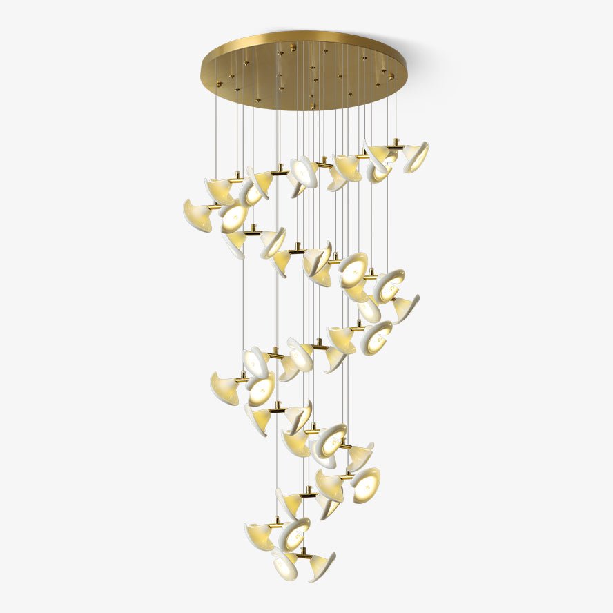 Ernoreth Art Deco Ceramic Chandelier - Letslighting