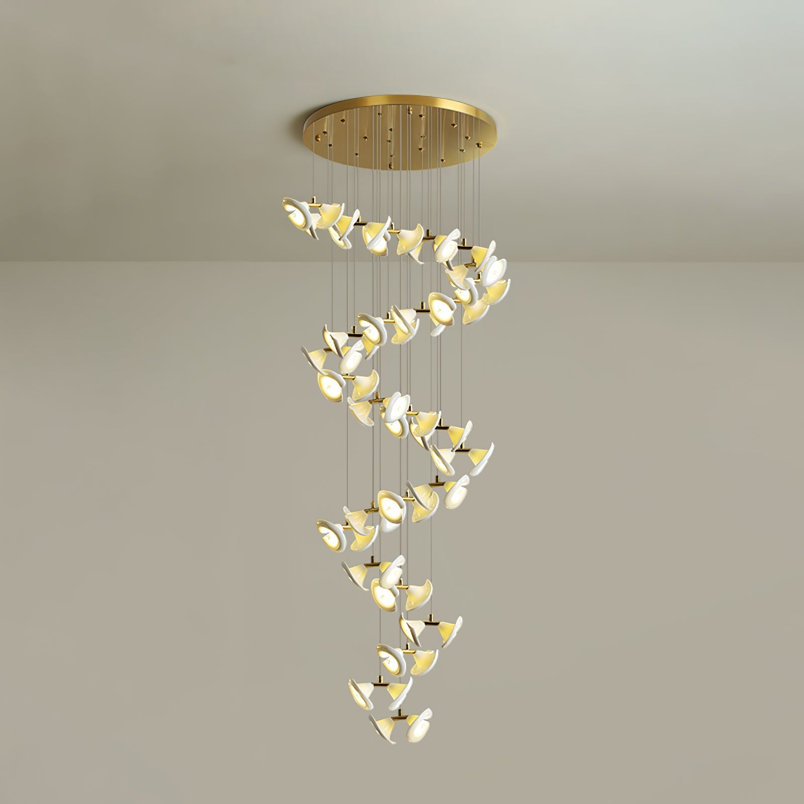 Ernoreth Art Deco Ceramic Chandelier - Letslighting