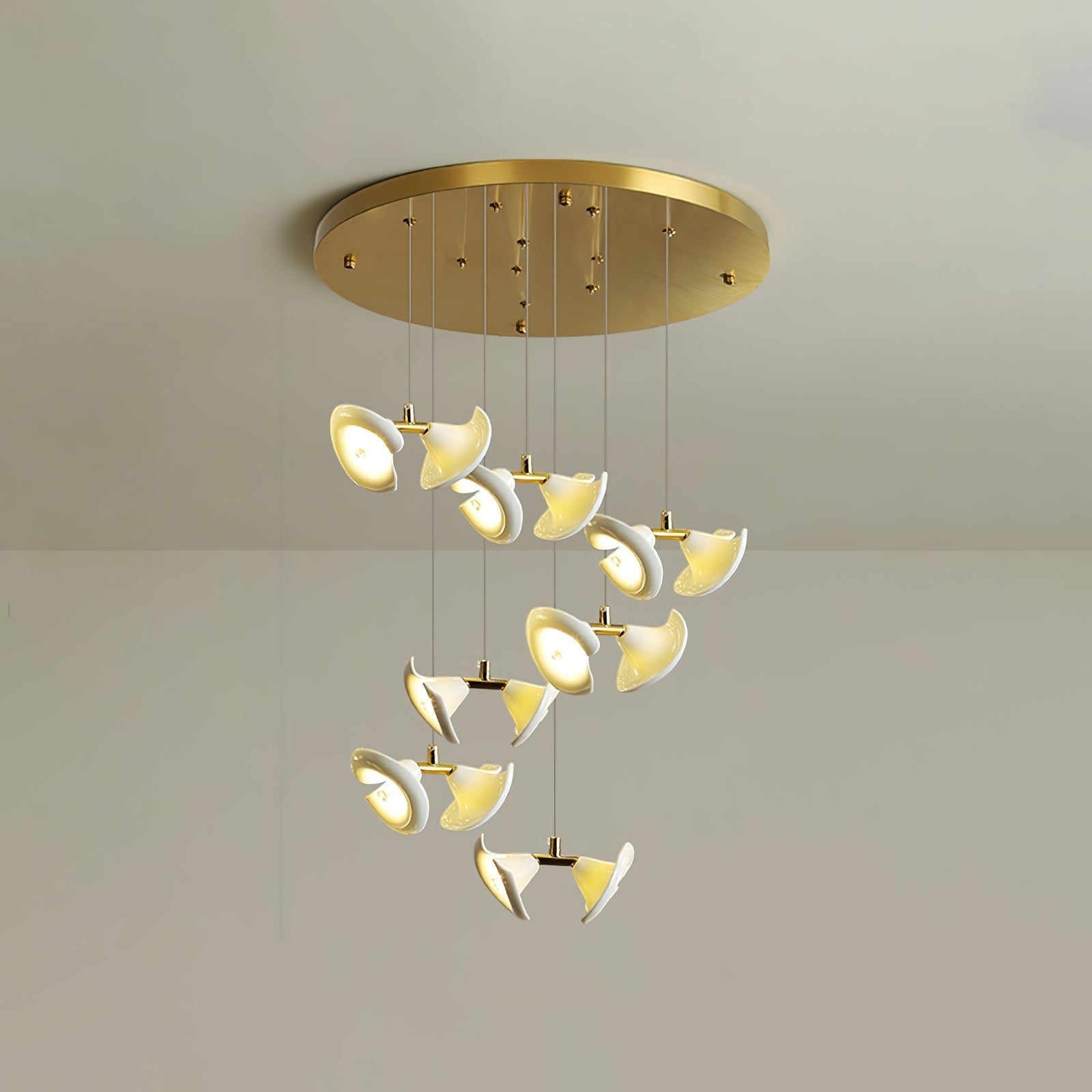 Ernoreth Art Deco Ceramic Chandelier - Letslighting
