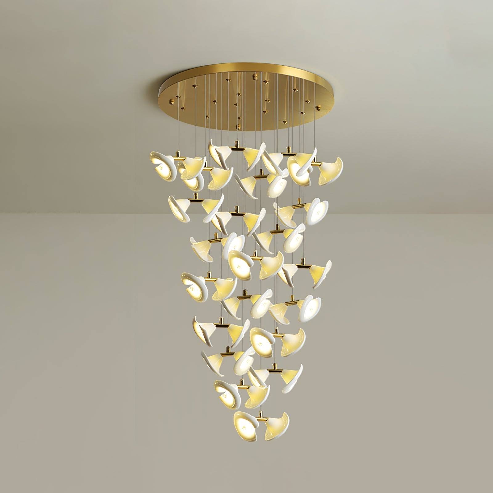 Ernoreth Art Deco Ceramic Chandelier - Letslighting
