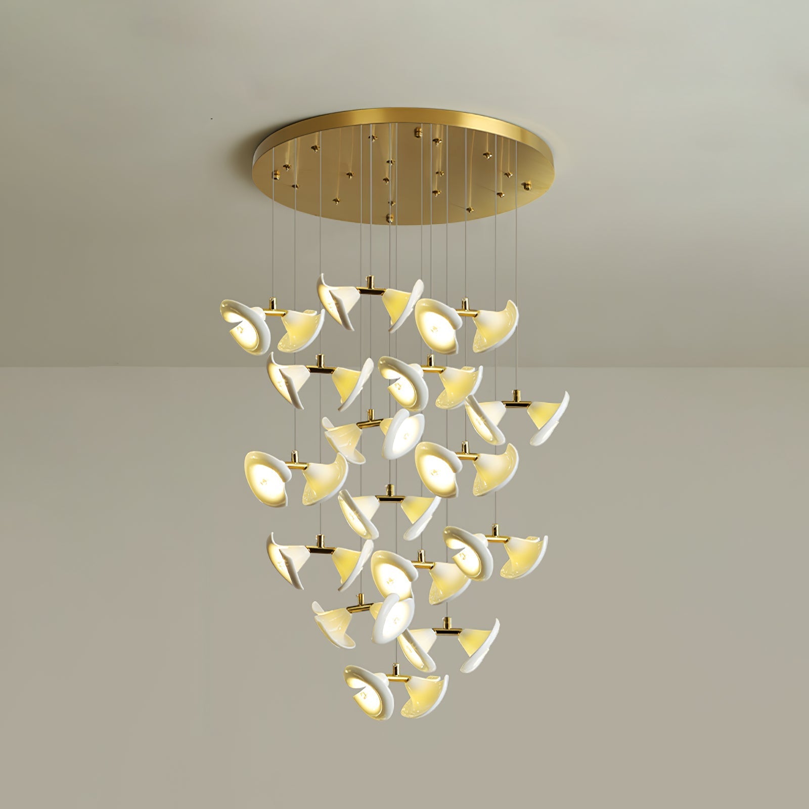 Ernoreth Art Deco Ceramic Chandelier - Letslighting