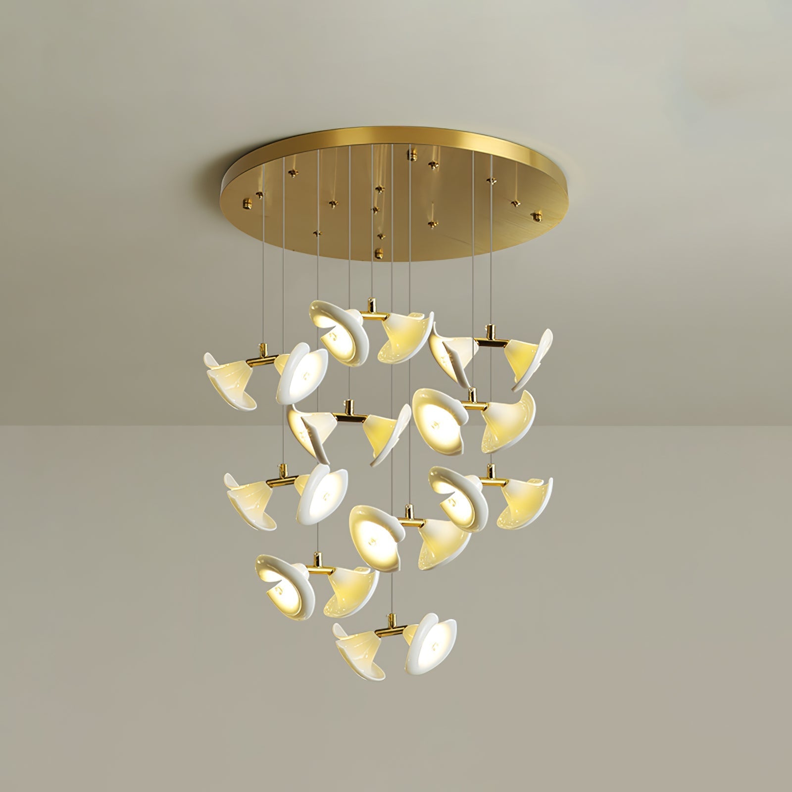 Ernoreth Art Deco Ceramic Chandelier - Letslighting
