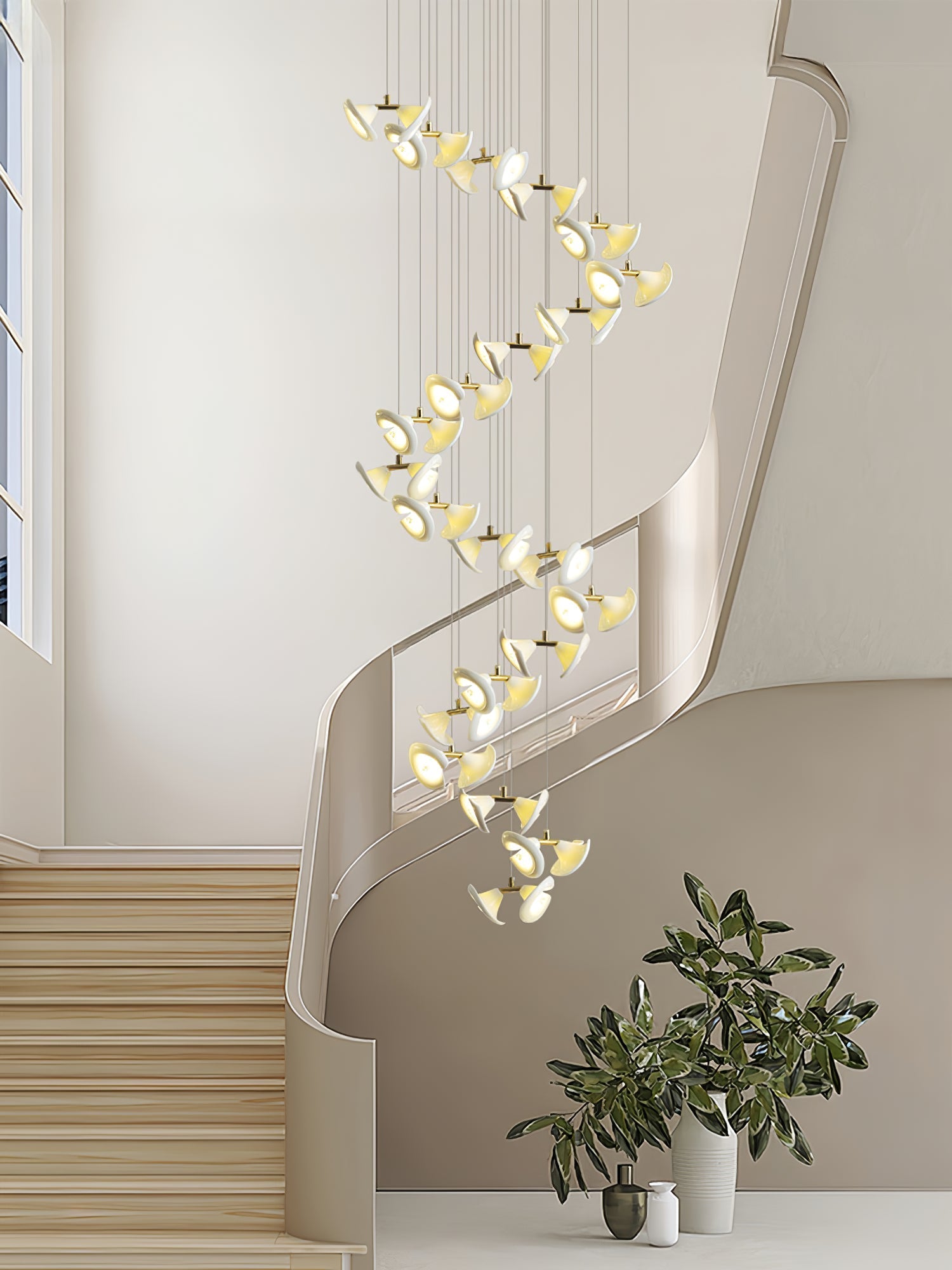 Ernoreth Art Deco Ceramic Chandelier - Letslighting