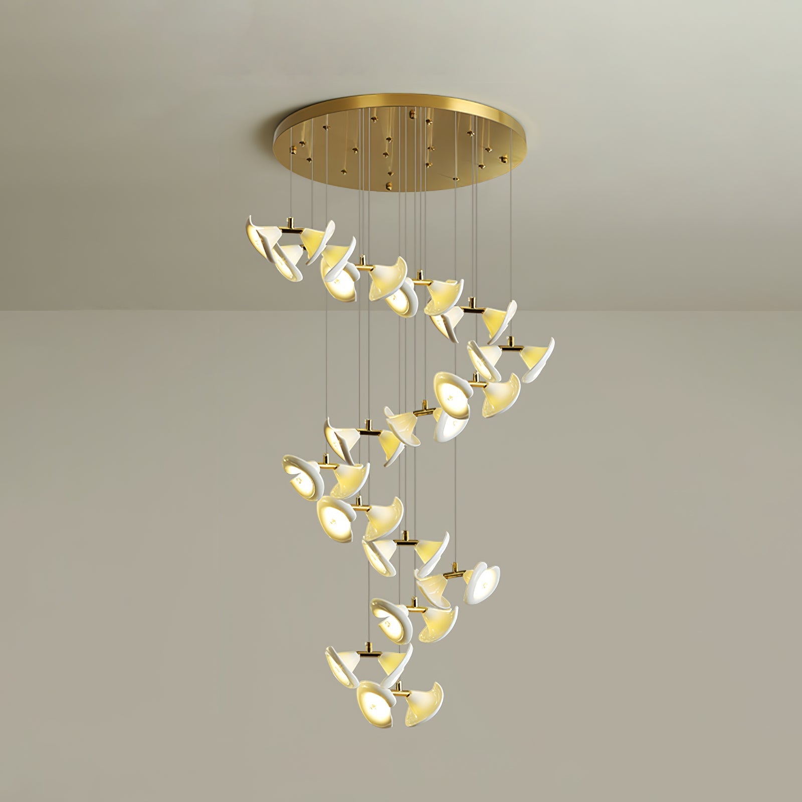 Ernoreth Art Deco Ceramic Chandelier - Letslighting