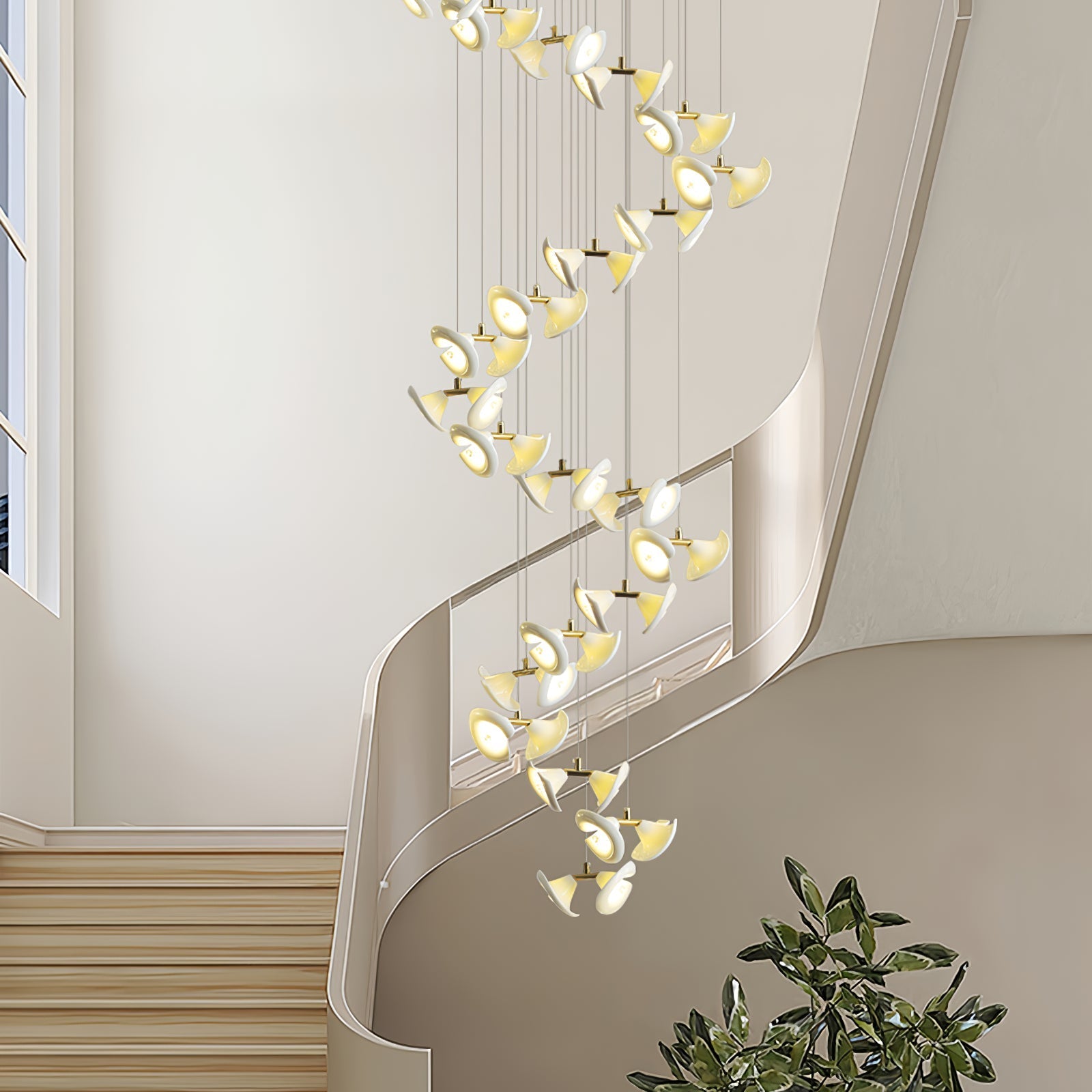 Ernoreth Art Deco Ceramic Chandelier - Letslighting